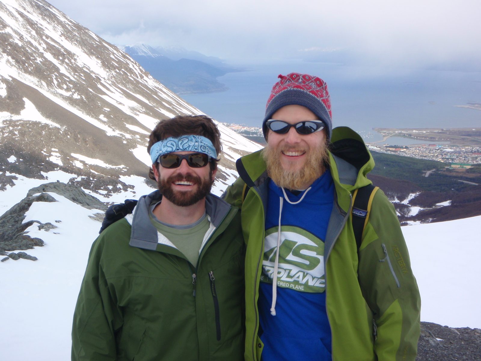 Jay and John at the highest point we hiked to.