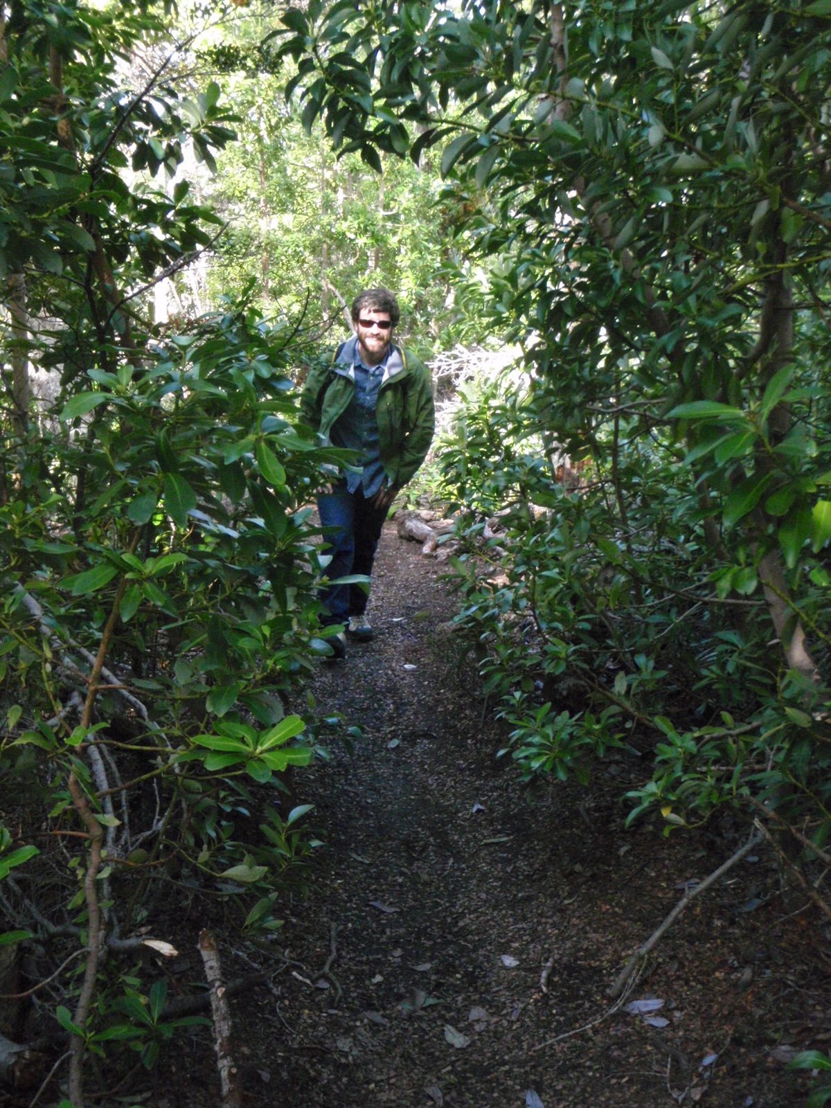 Jay hiking on his birthday.