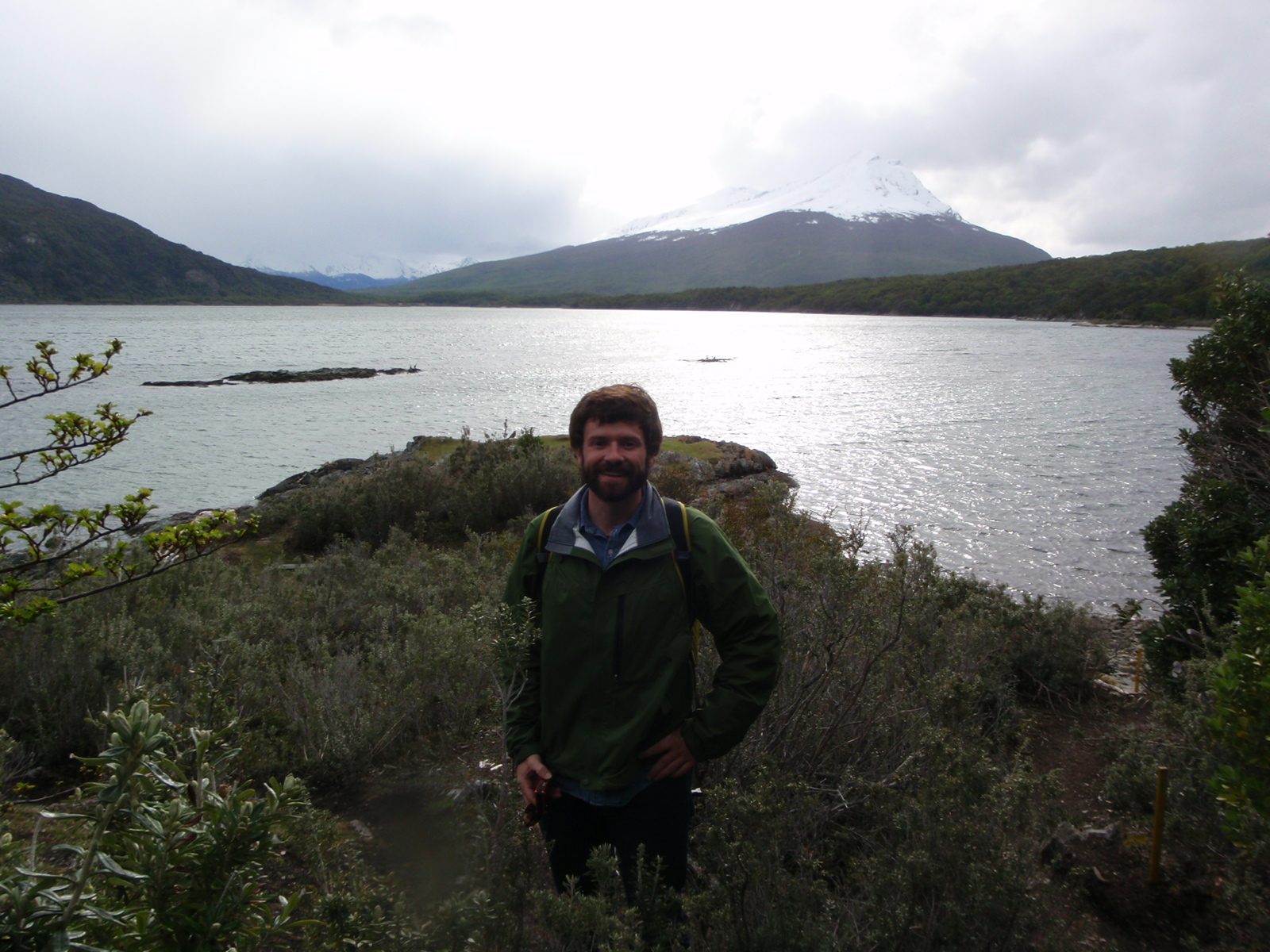 Jay, as we were exploring a little spit of land where a raptor was chewing something apart. ...