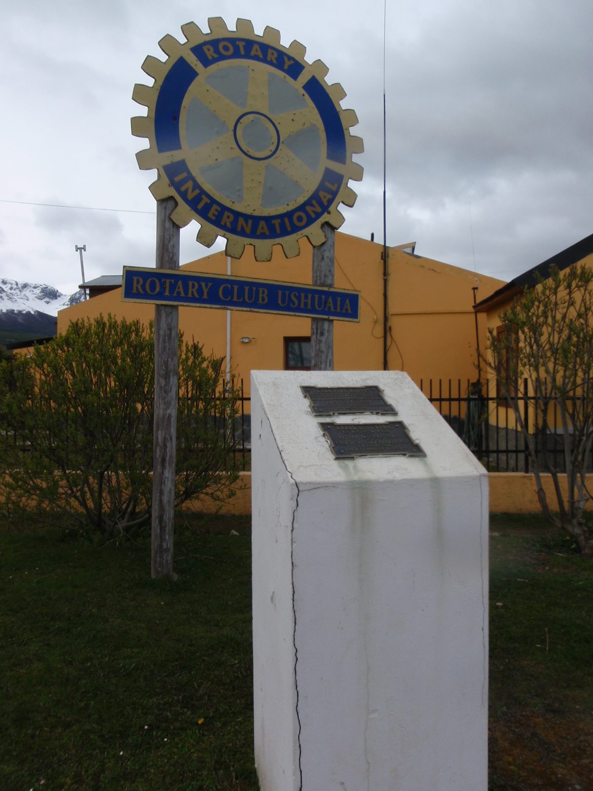 Dad, if you're ever in Ushuaia, you should check out the local rotary chapter.  Though it might...