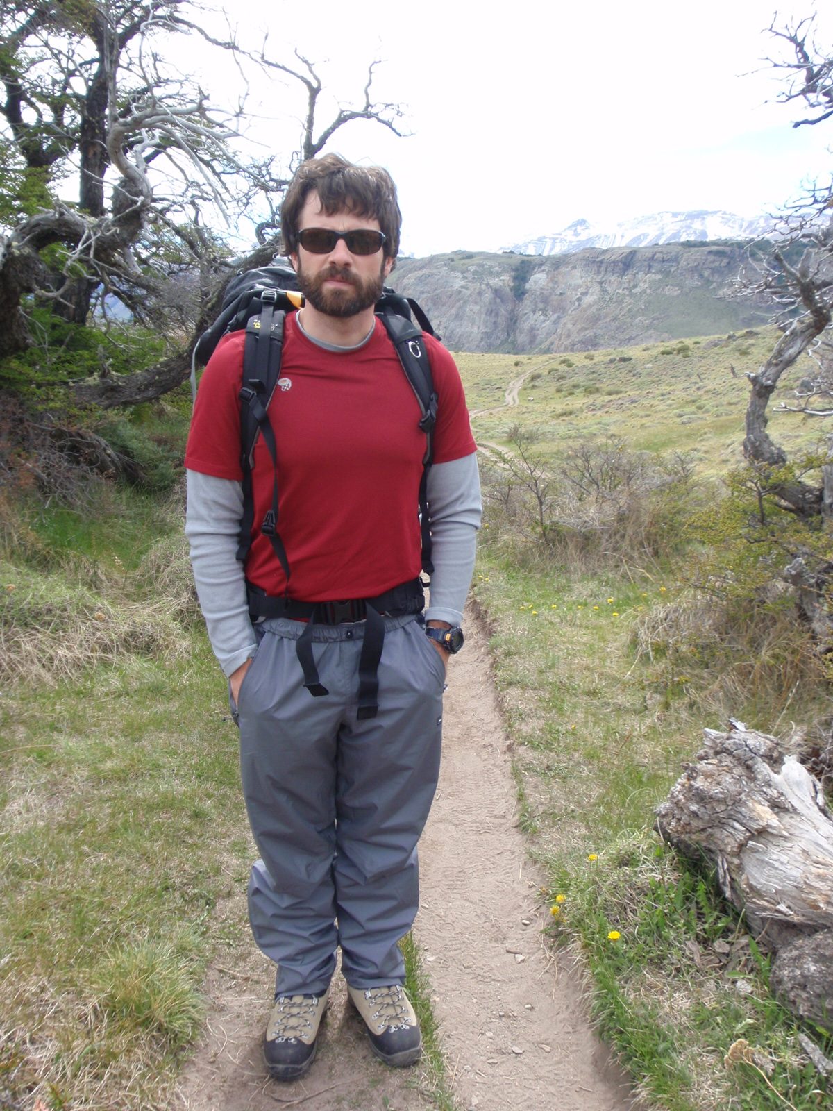 Jay starting the hike to Cerro Torre.