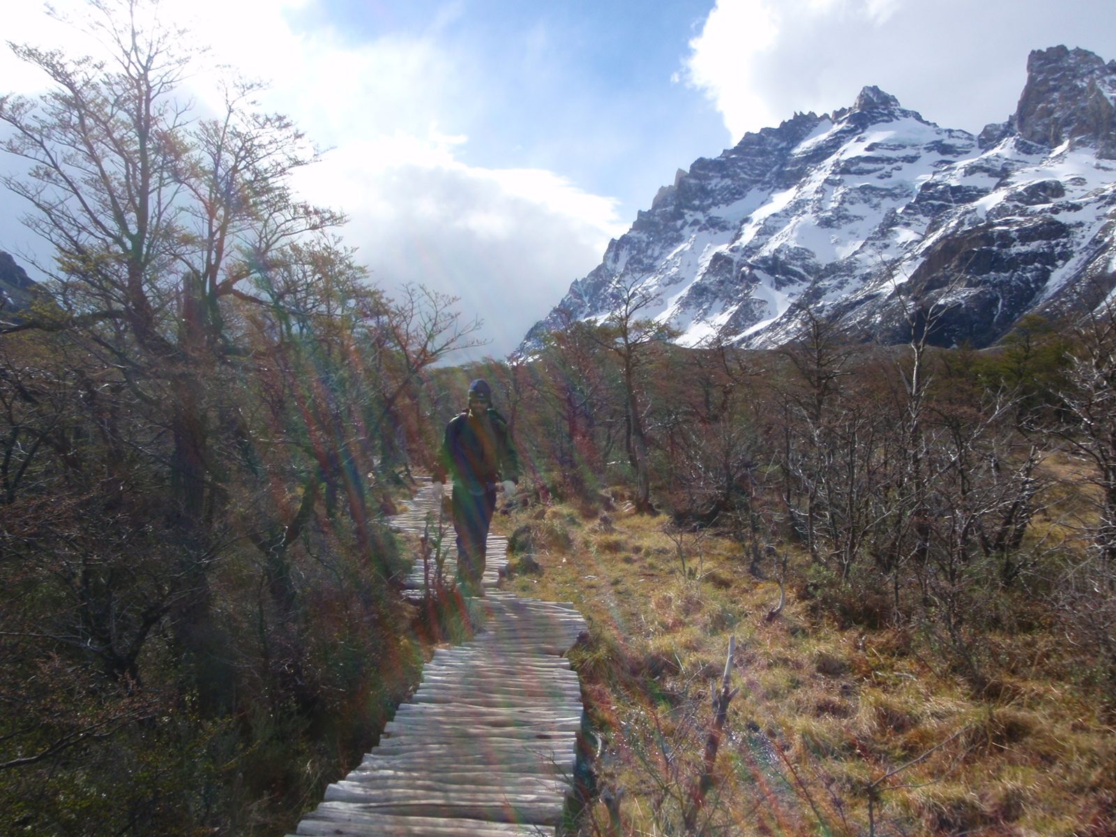 Sunshine rays beaming down on Jay, who was a real trooper, hiking in what I can only imagine was...