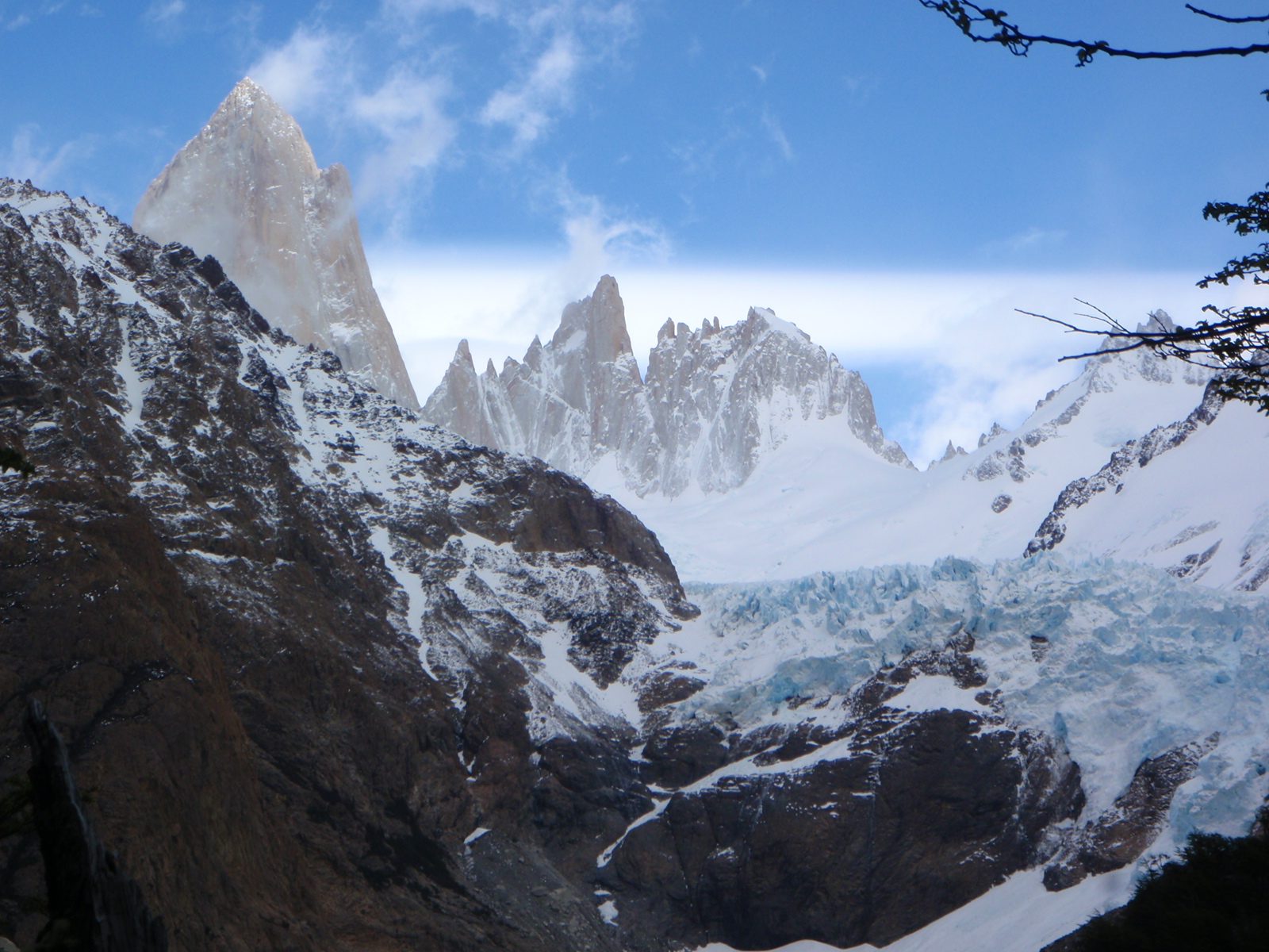 And then for a moment it was clear!  Cerro Fitzroy's indigenous name was Cerro Chalten, which...
