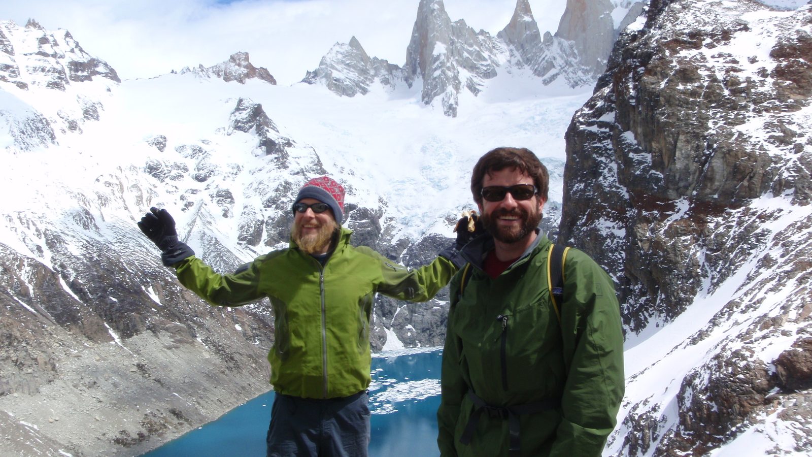 John and Jay, pretty thrilled with this hiking adventure.