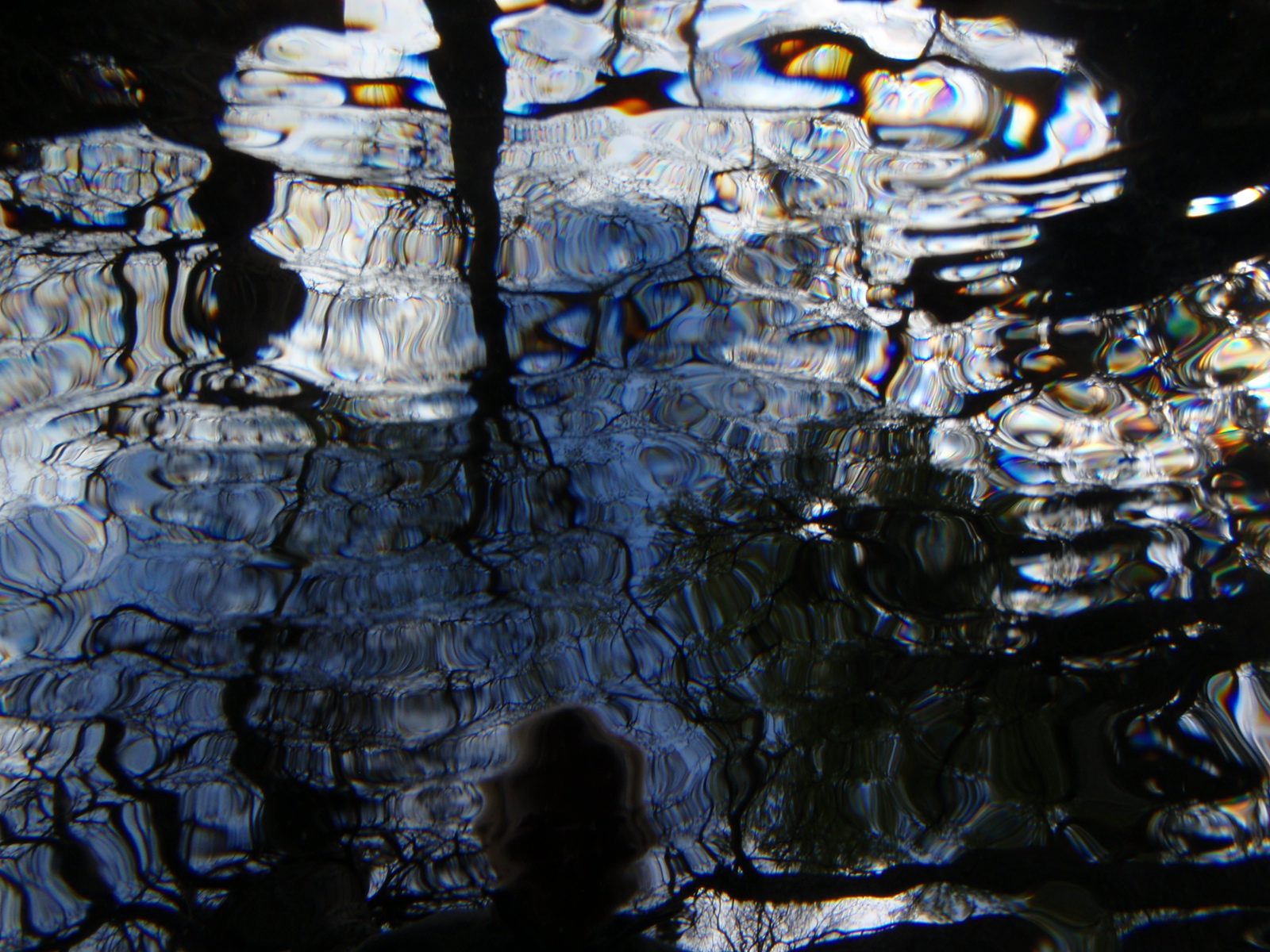 Pretty picture that looks like reflections but is actually an unreflected image taken from the...