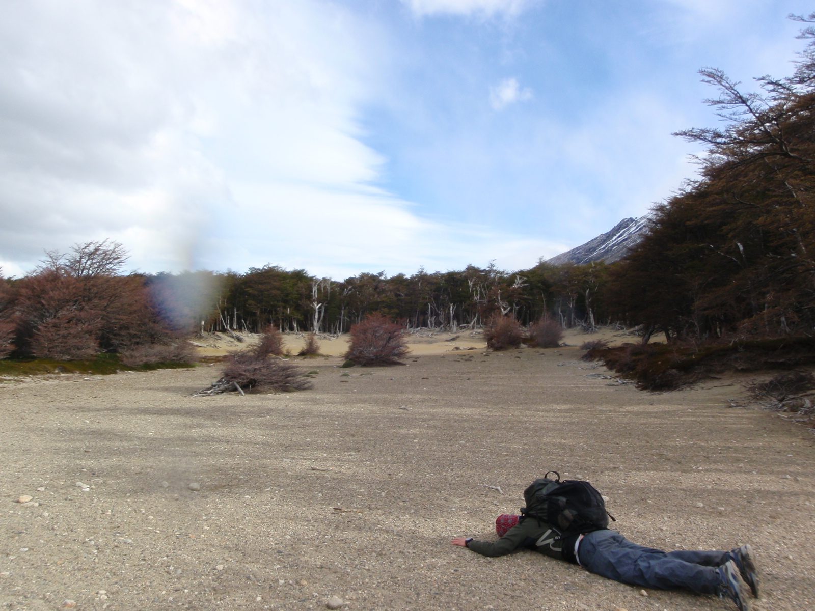 John, dead in Patagonia.  Jay said he thought this is what he thought most of the landscape...