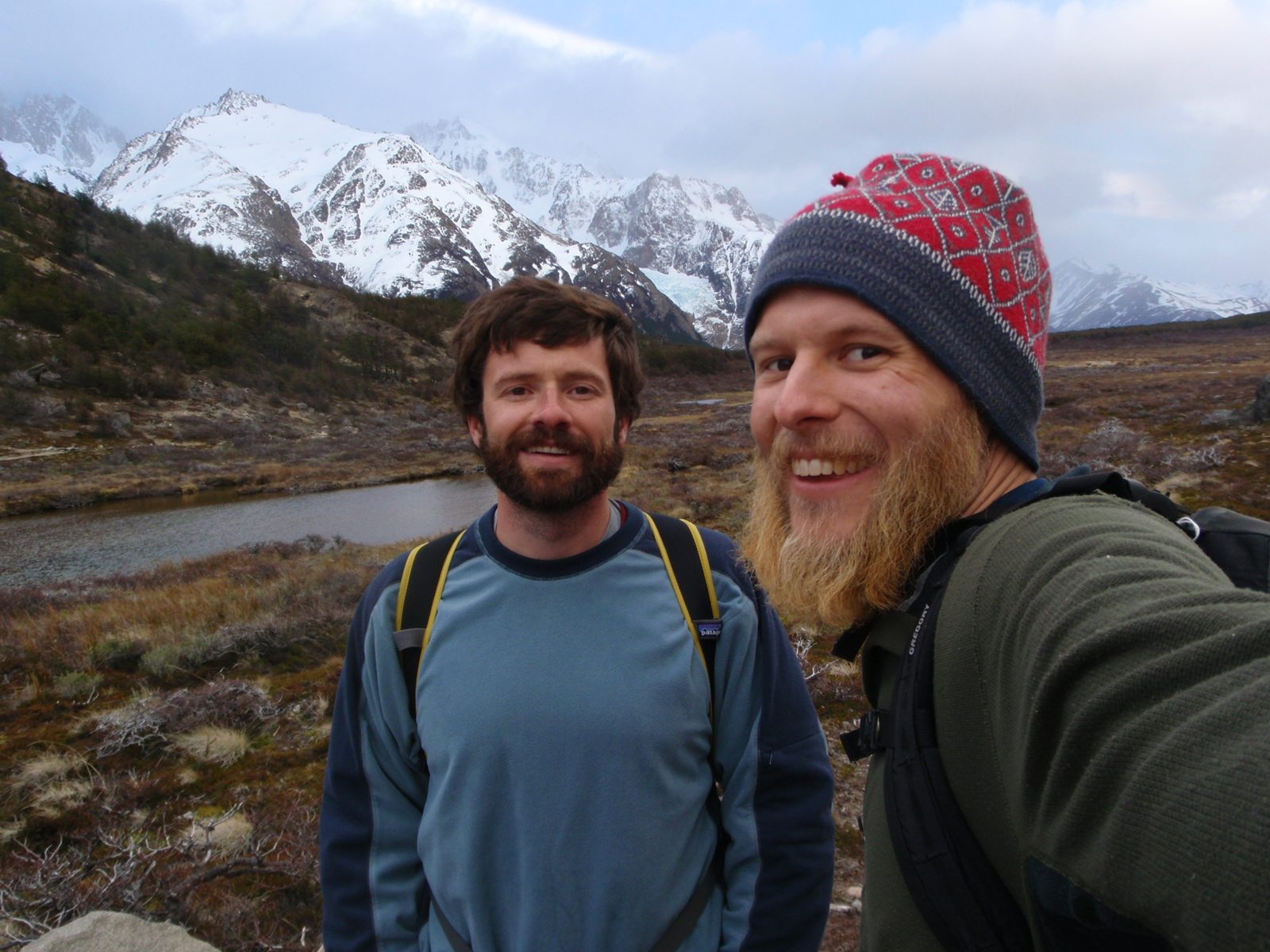 On the hike back to town.