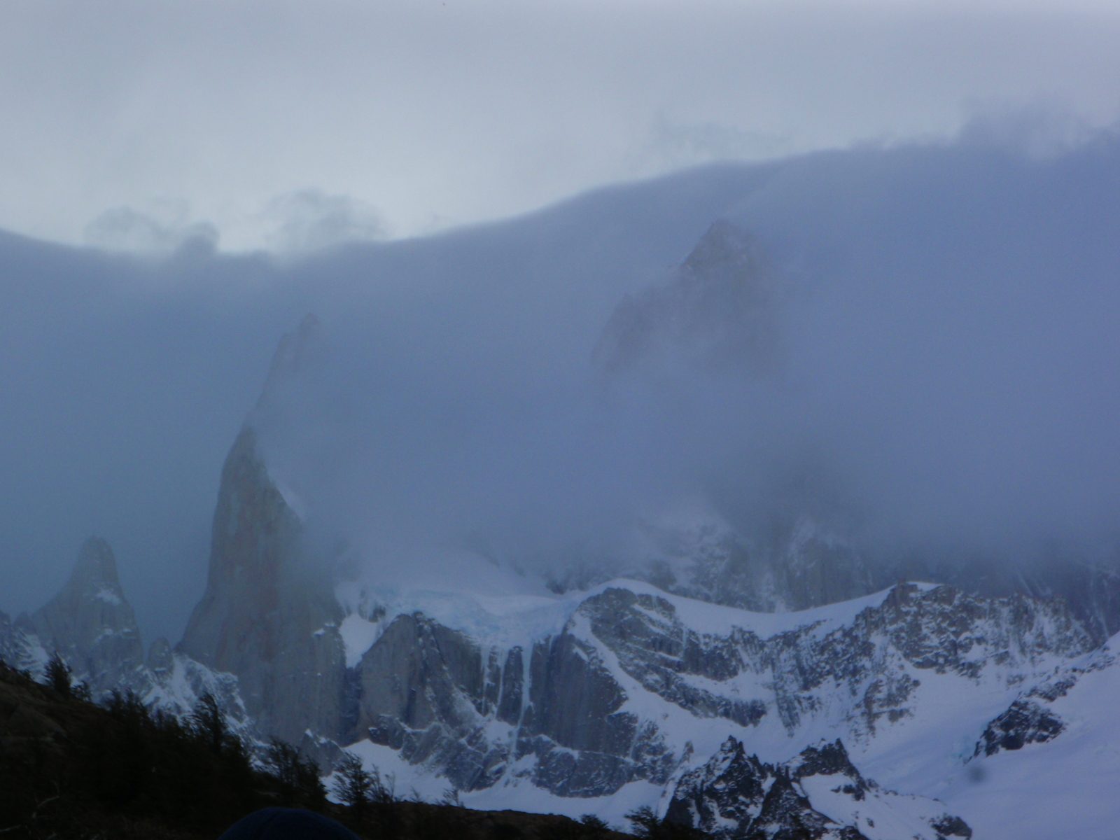 Bad storm clouds on Cerro Fitzroy.