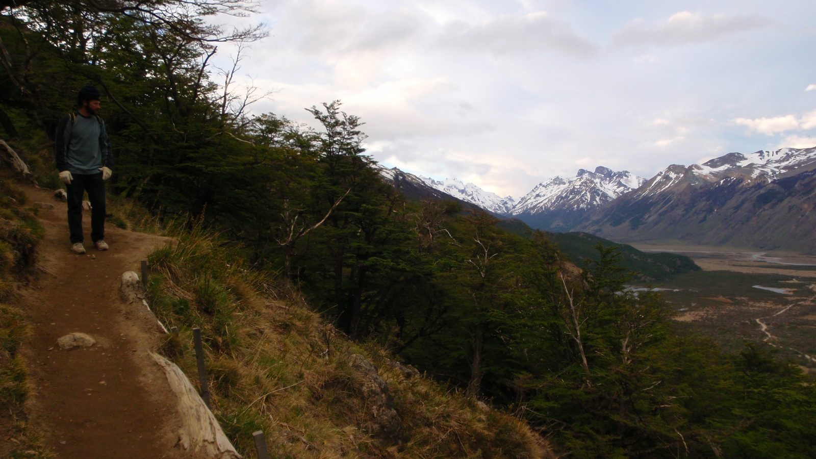 Jay checking out the view as we hike back to town.  I love hikes that don't make round trips, so...
