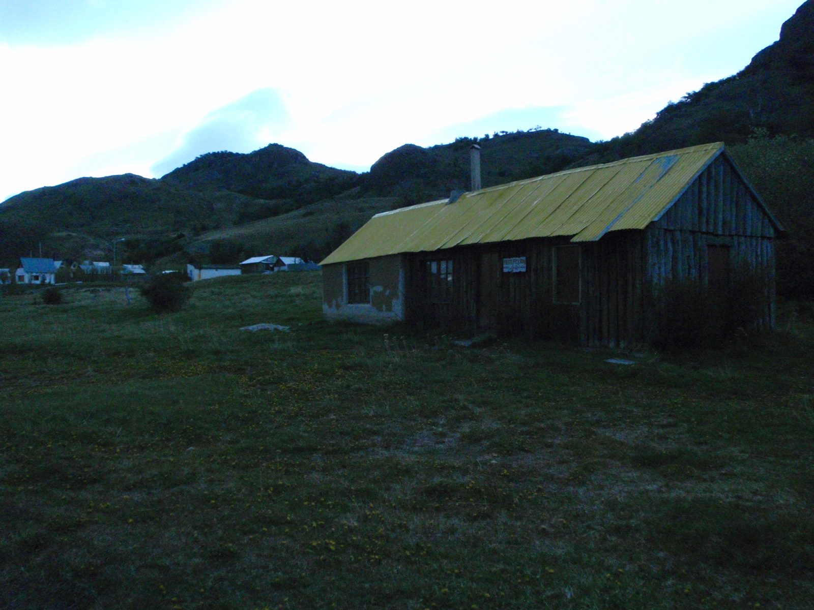 Old farm house or sheep house.  Looked especially rustic in the twilight.