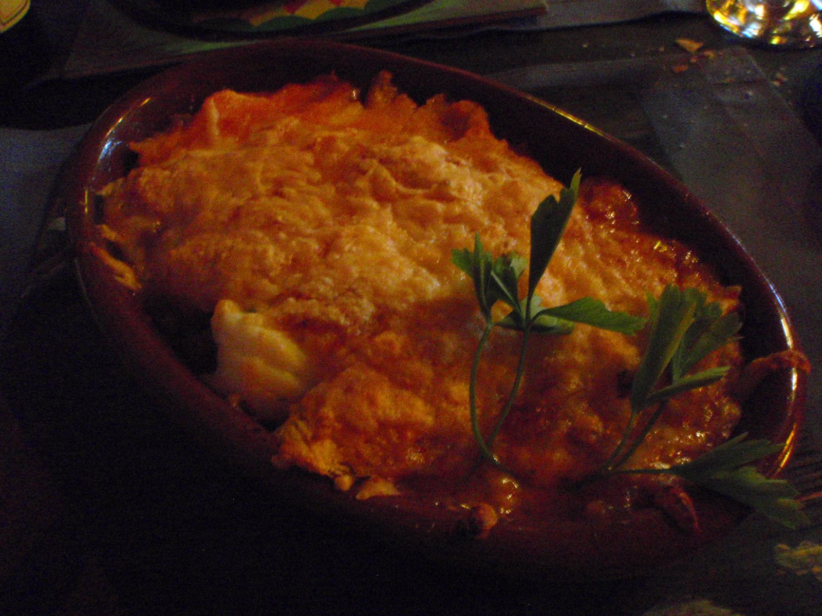 Jay's dinner.  Way better than mine.