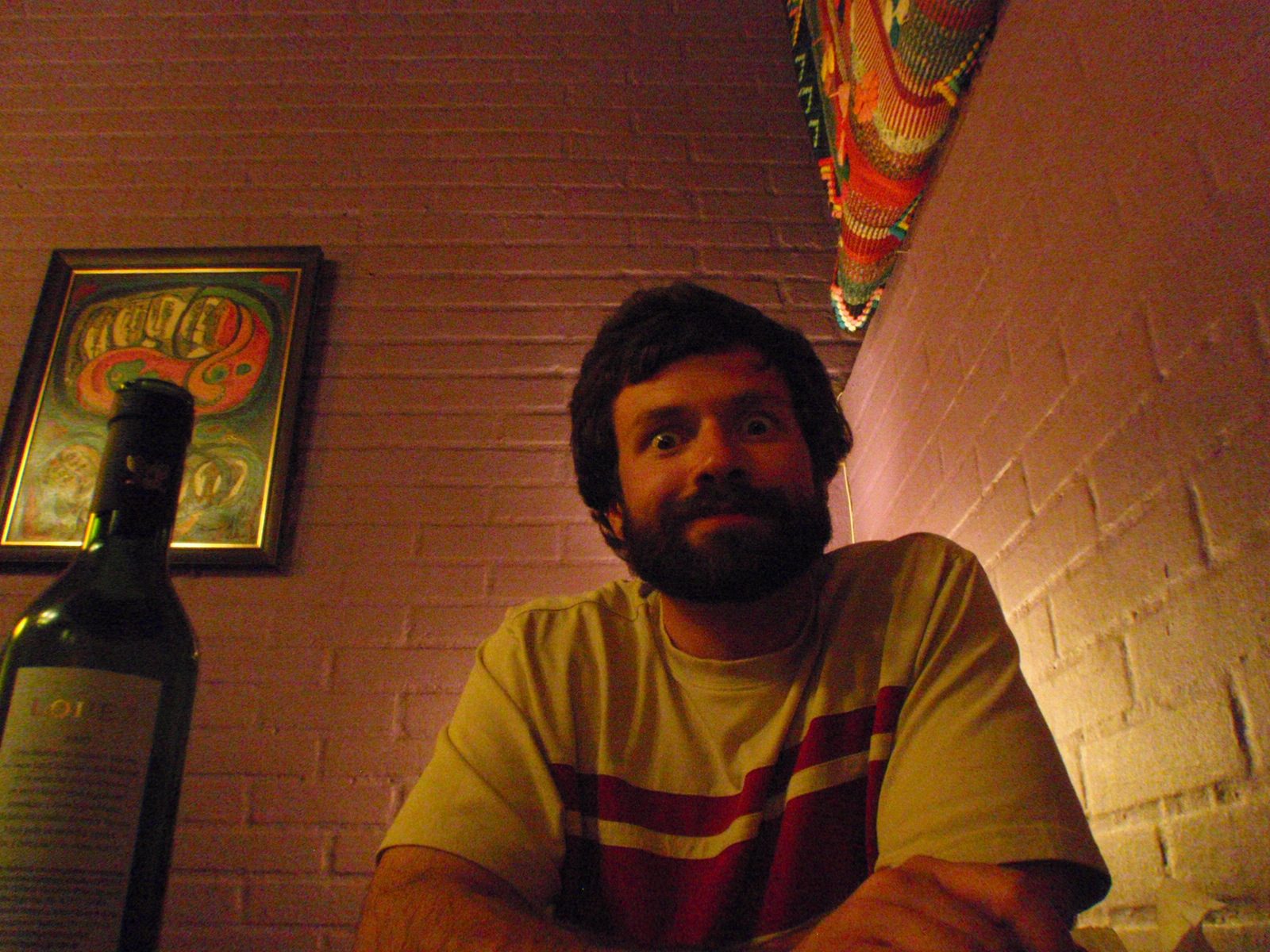 Jay, seemingly glowing from behind.