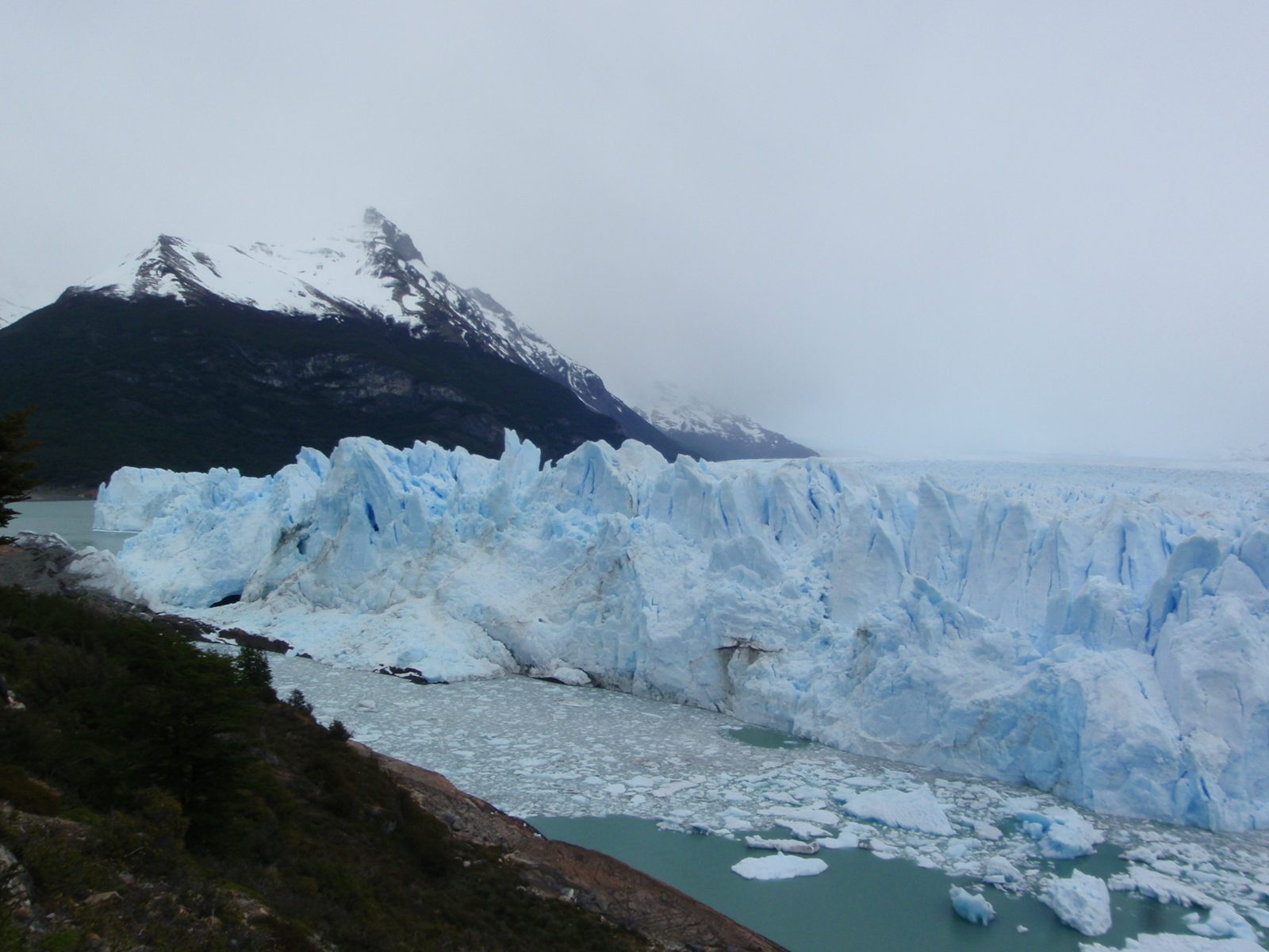 As we stood and watched we noticed it was getting foggier and foggier.  The woman at the travel...