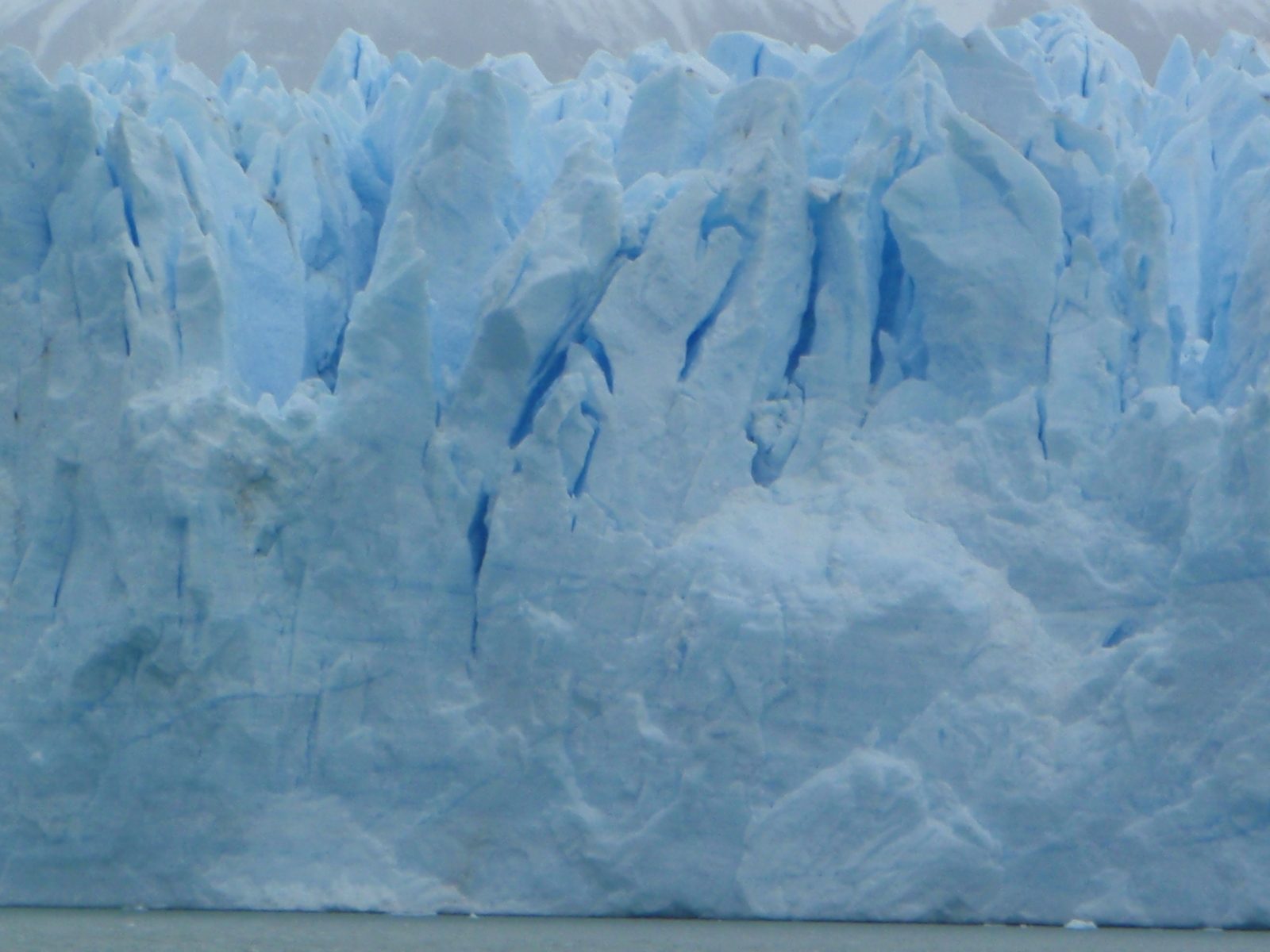 The boat took us quite close to the front of the glacier.
