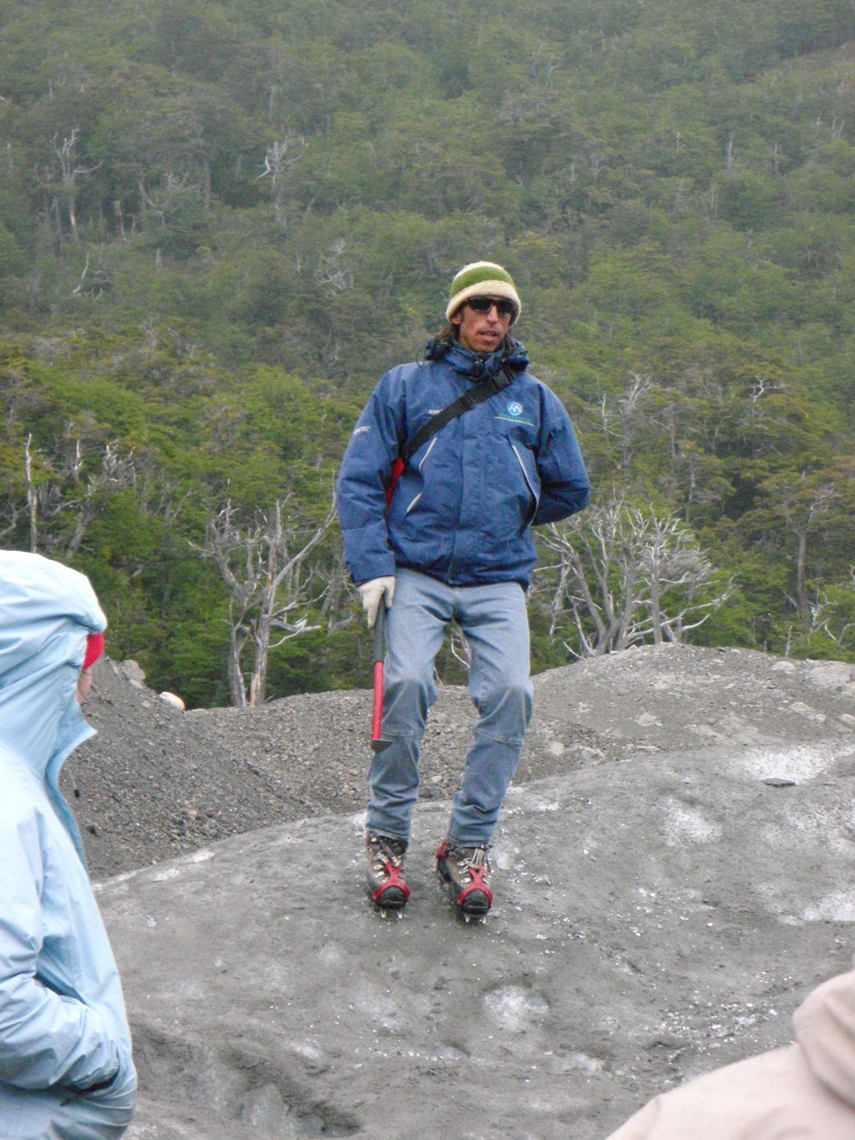 Our guide was the only one who got crampons designed after World War II.