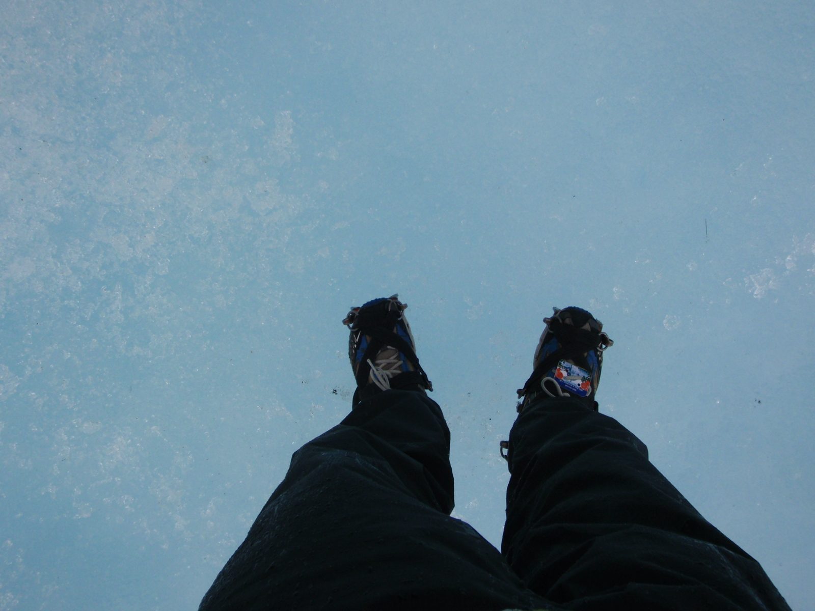 Similarly to the creepy feeling you get when standing on a glass floor. Something under my feet...
