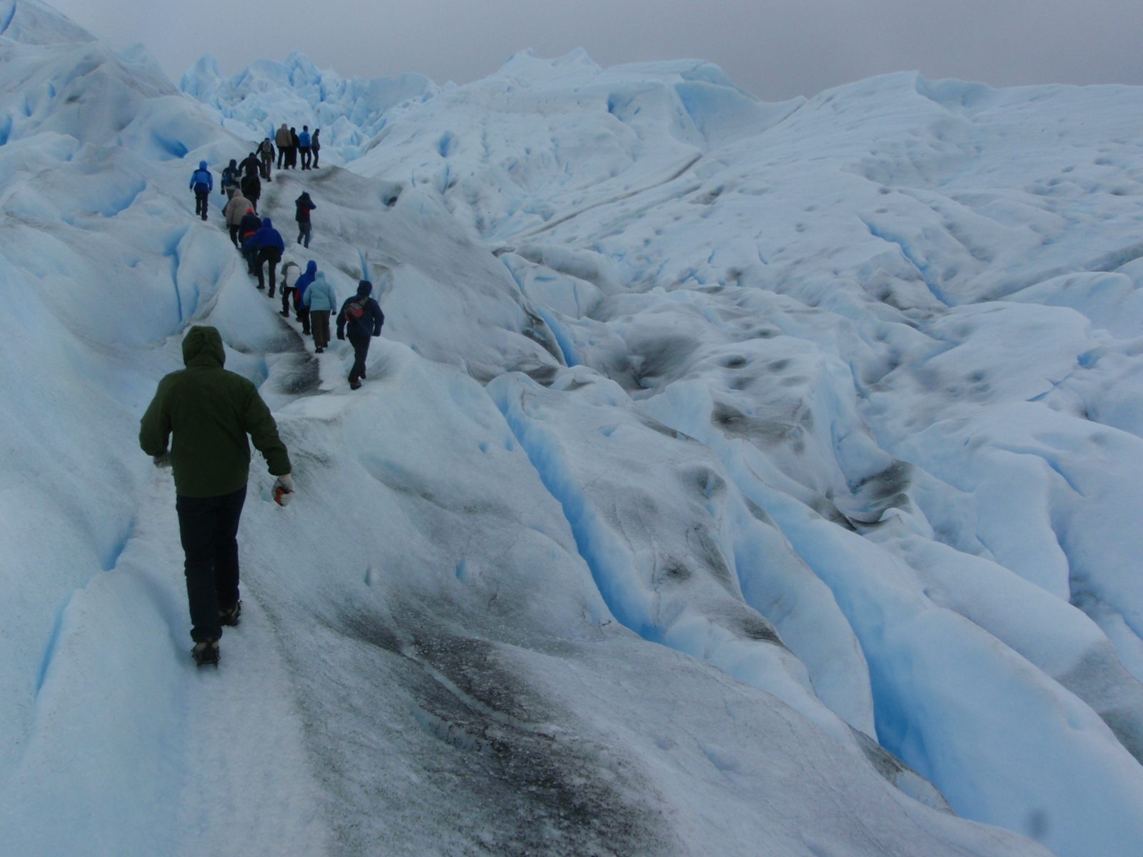Lost on an alien ice planet.