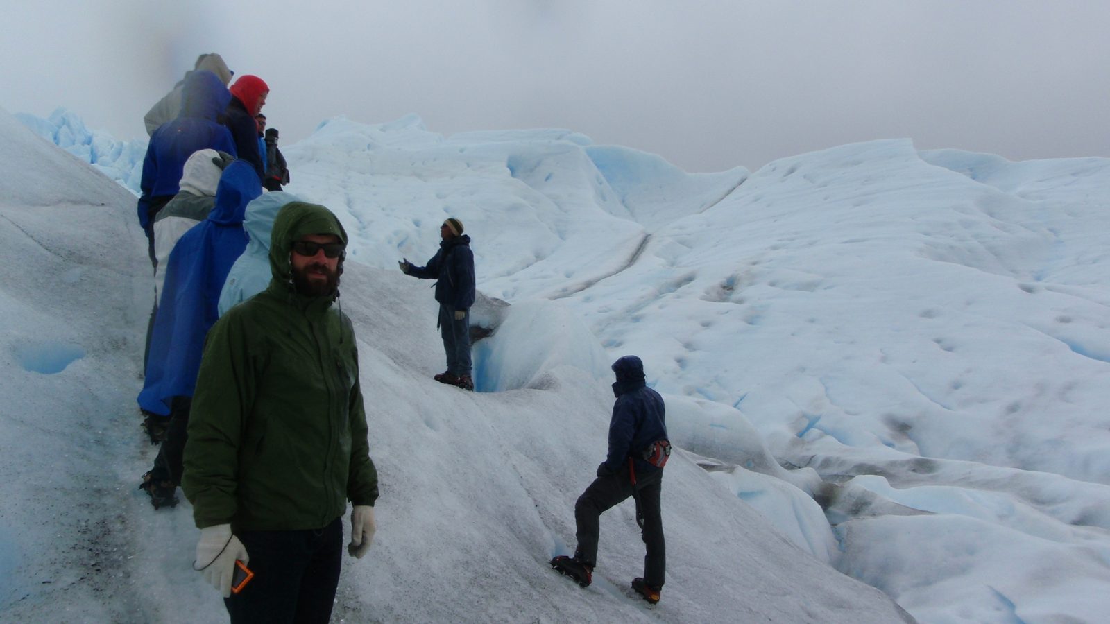Jay on the Perito Moreno Glacier.