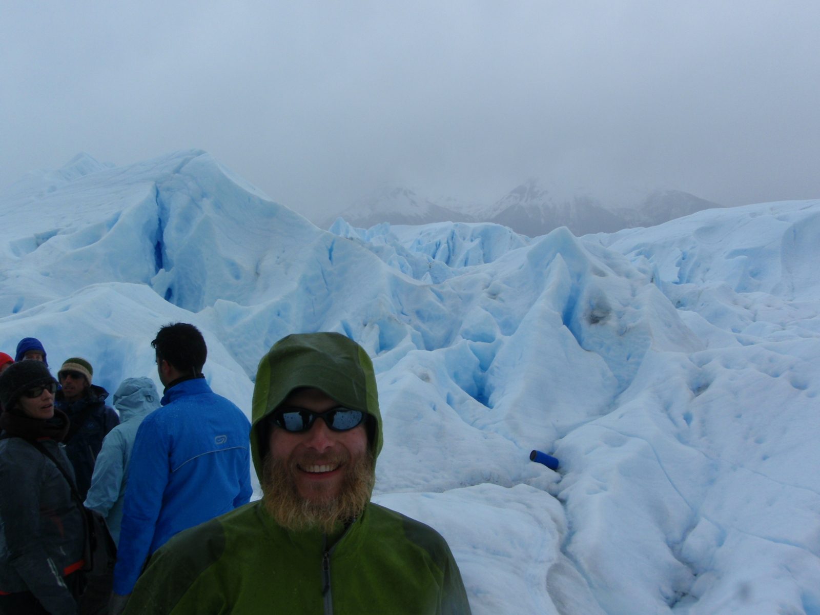 On the Perito Moreno Glacier.
