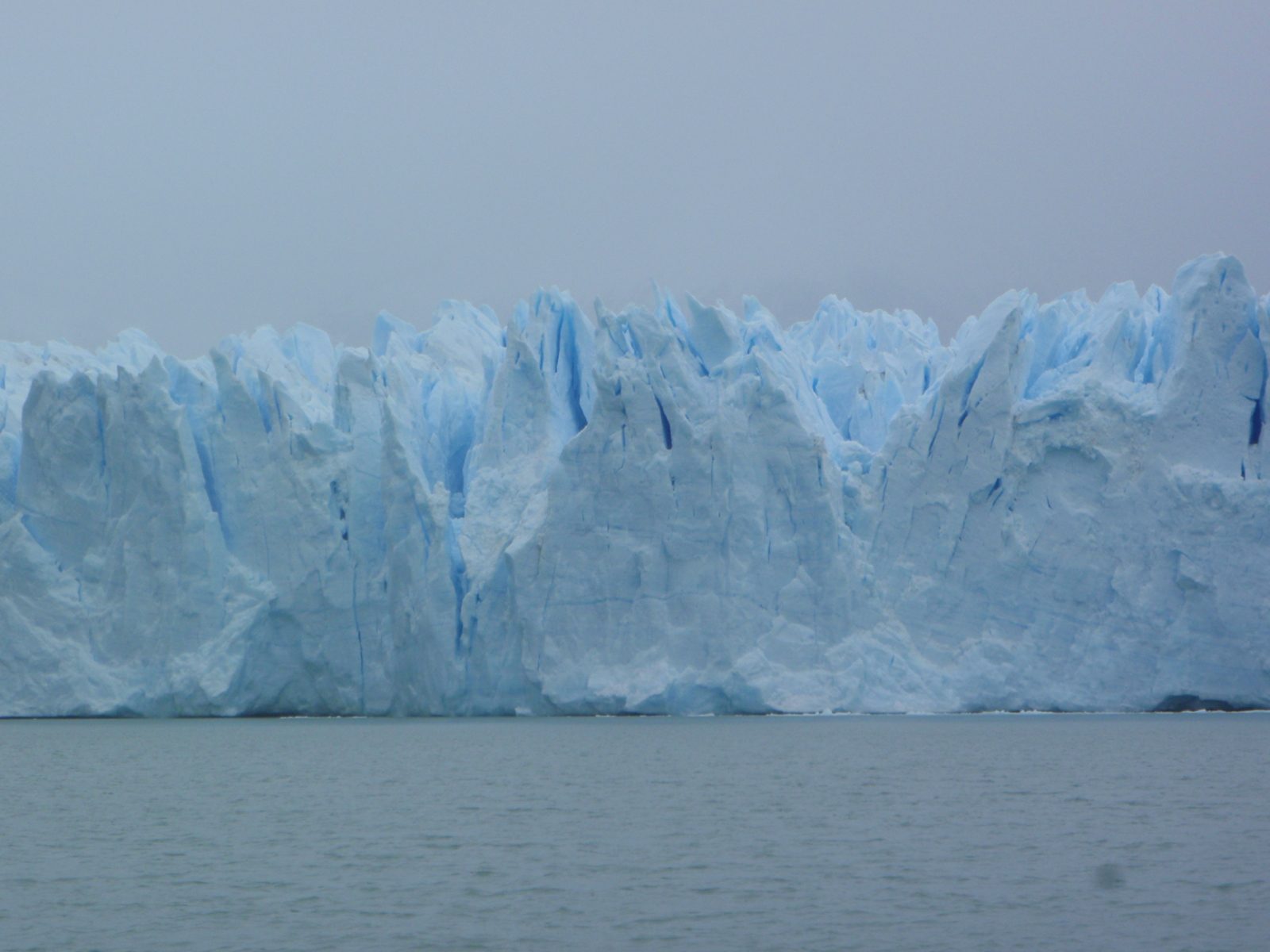 We were supposed to go up close to the glacier for a look, but since it was raining the boat...