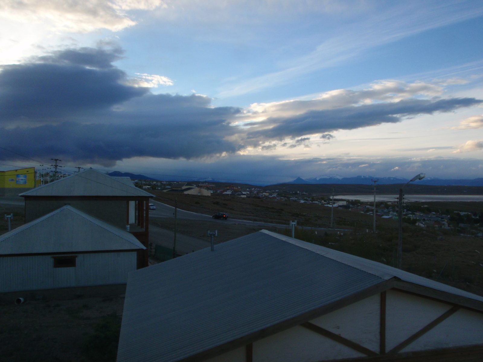 View out the window from our hostel in El Calafate. This hostel was recommended by Alberto, our...