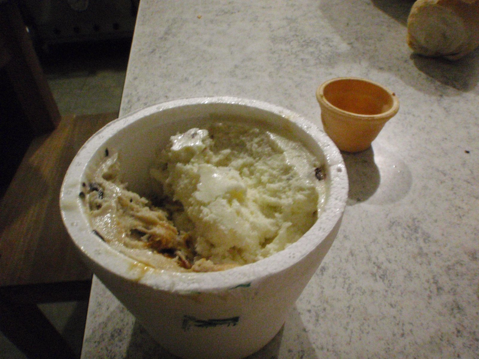 Gelato from downtown El Calafate. I don't know where Jay got it, since he went on his own.