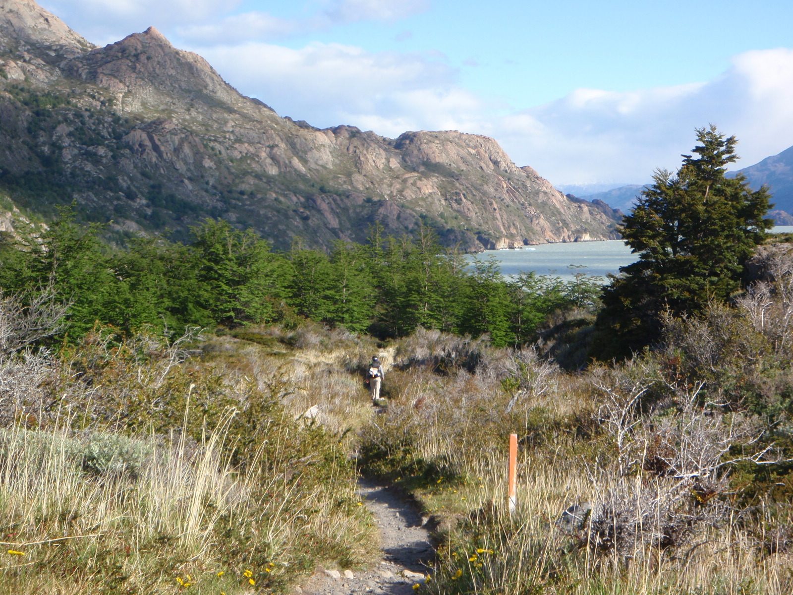 Looking back down valley, toward our campsite on the hike back. The afternoon light was gorgeous.
