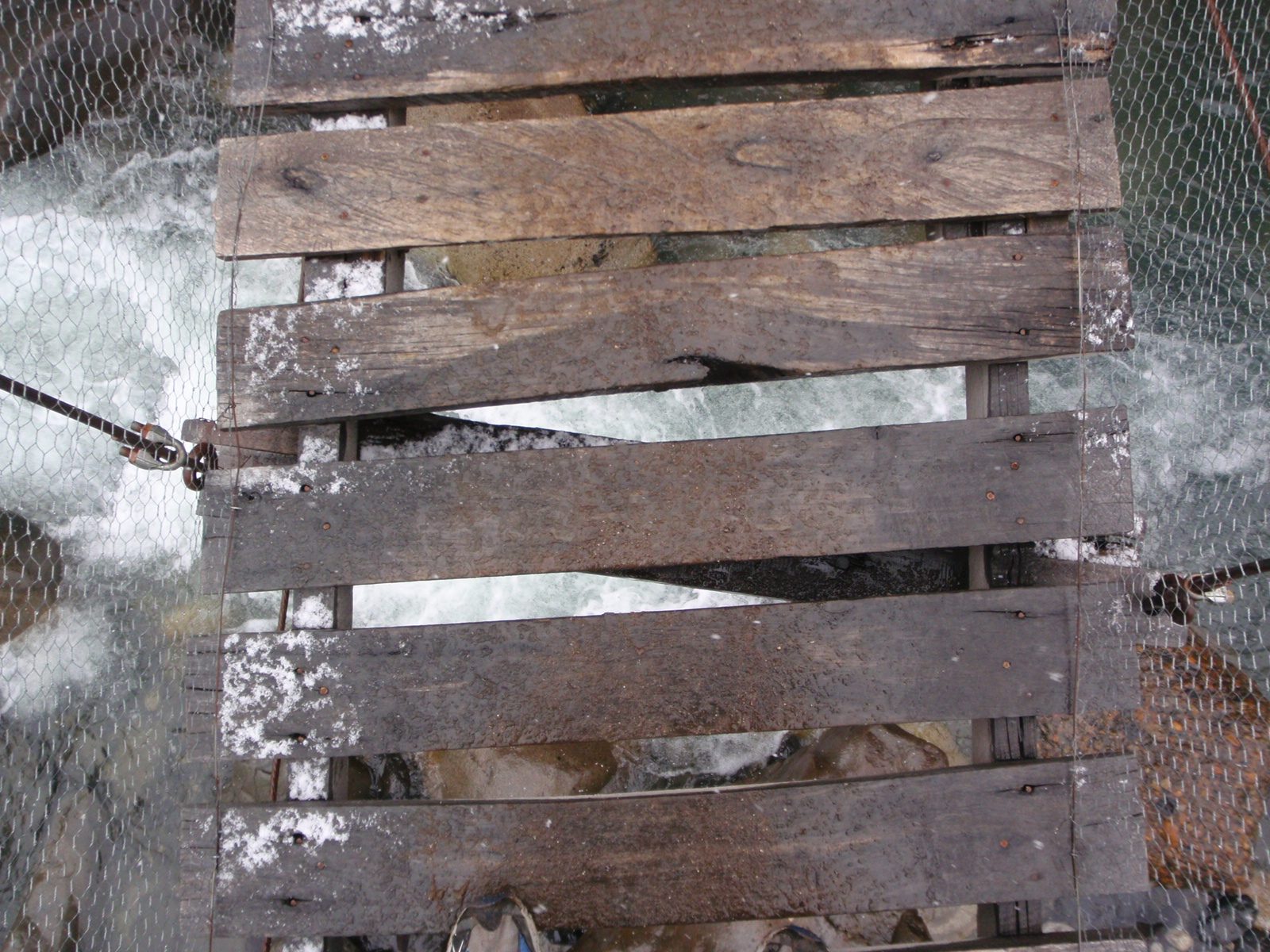 It was rather rickety. I think there was a sign saying only one person at a time.
