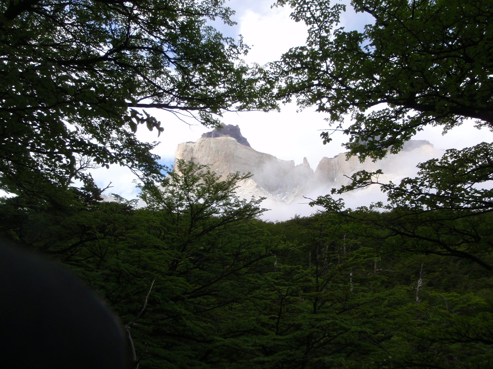 The clouds constantly moved around providing new views every minute.