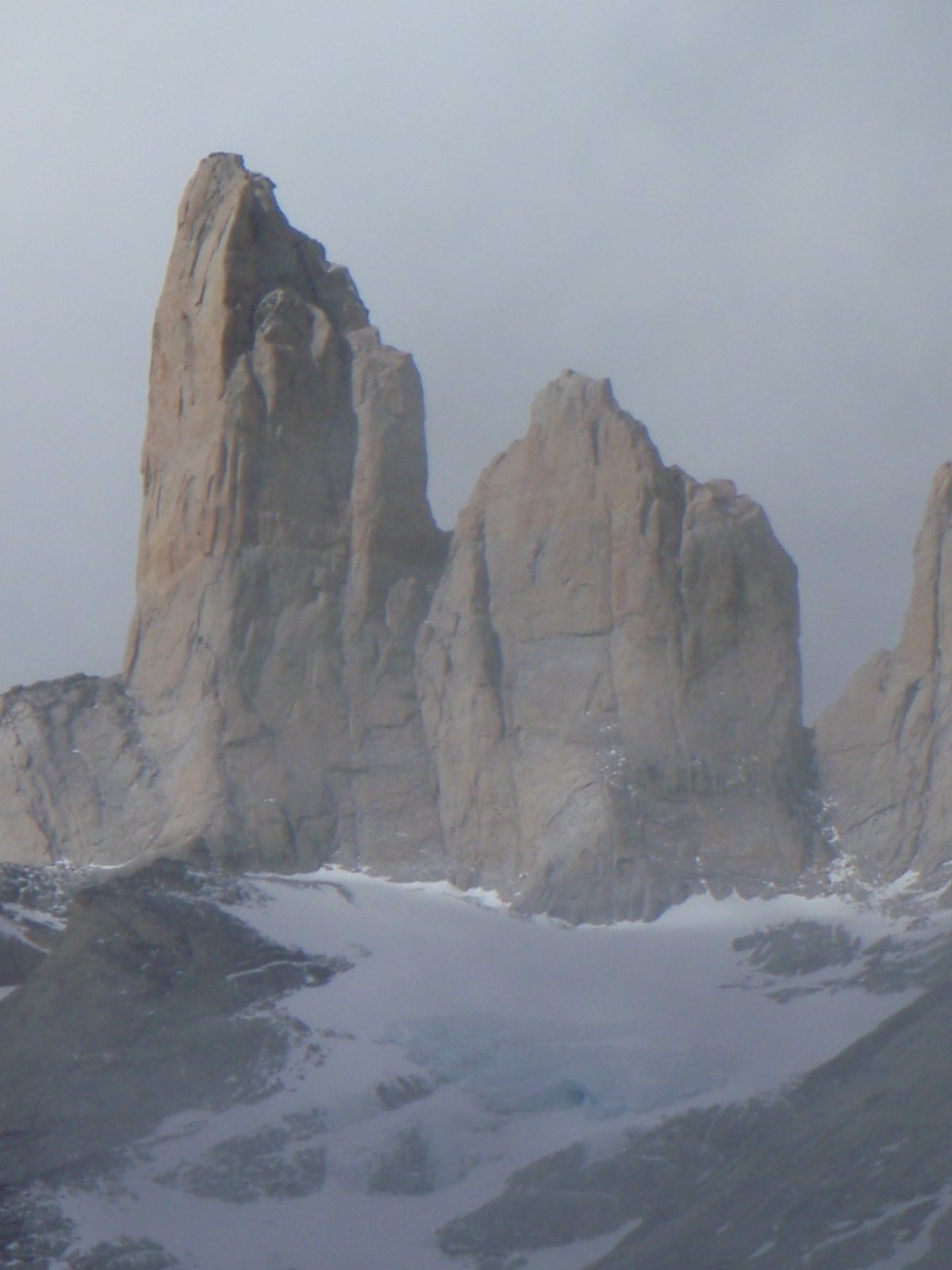 Close up of some epic-looking rock towers.