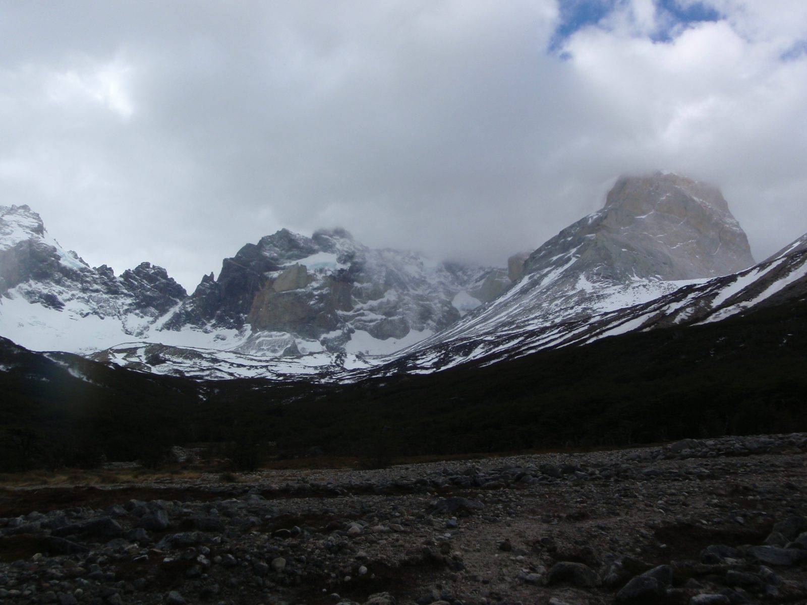 As we climbed higher, the vegetation grew more sparse and scraggly, before disappearing entirely.