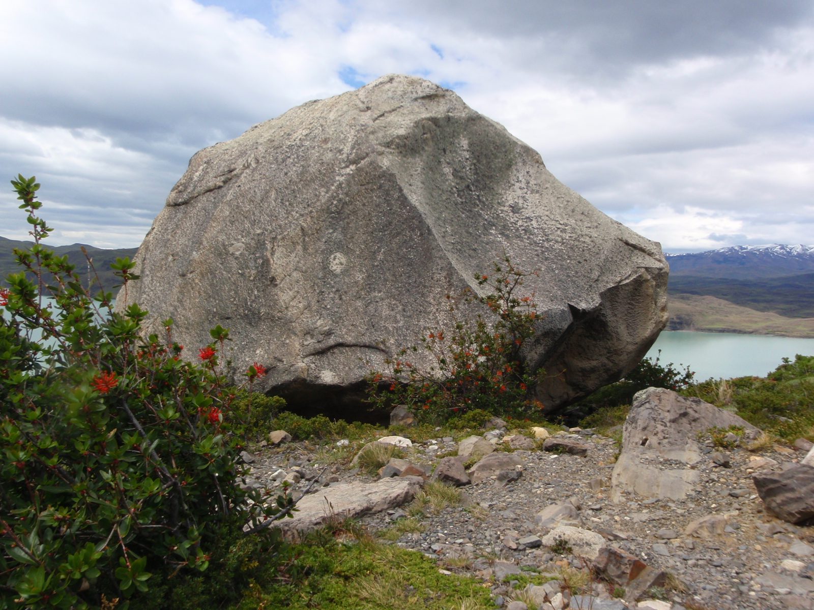 Where did this boulder come from? It was as big as a small house.