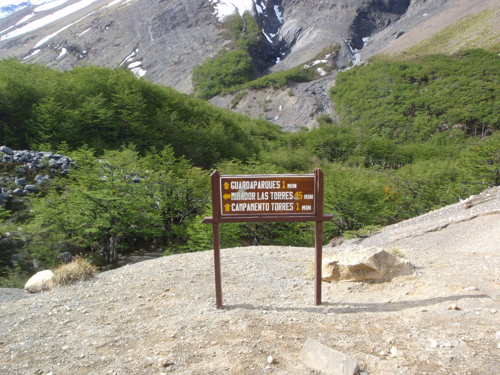 So quite apparently we bombed up the trail without so much as taking time for pictures. Here is...