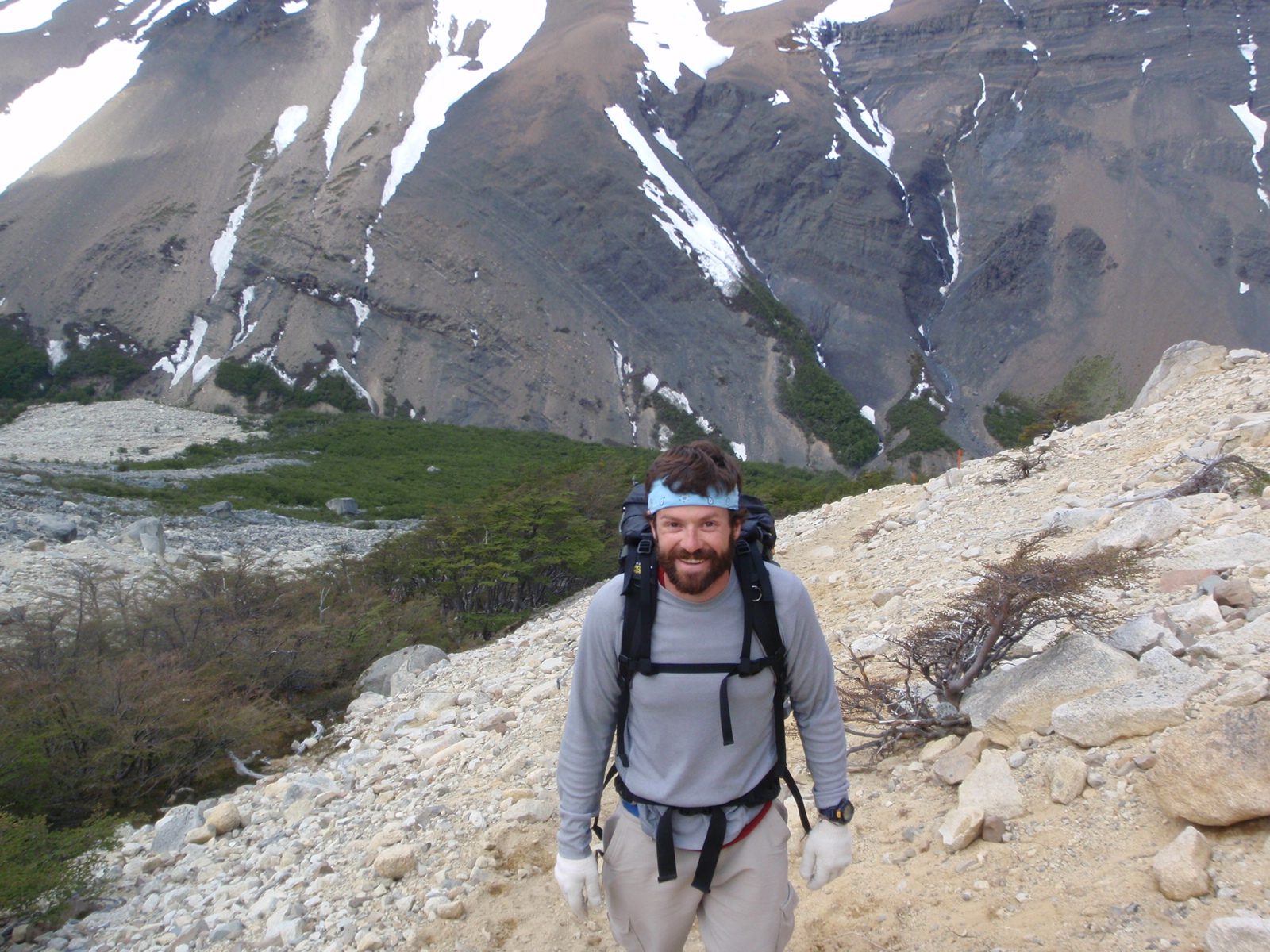 The trail was brutally steep, with hand lines in many places.