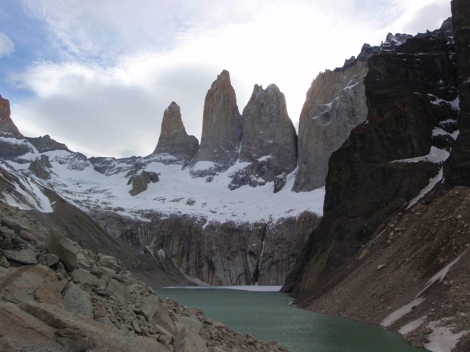 Very first view of these towers. Hard to appreciate the scale in a photo like this, but they are...