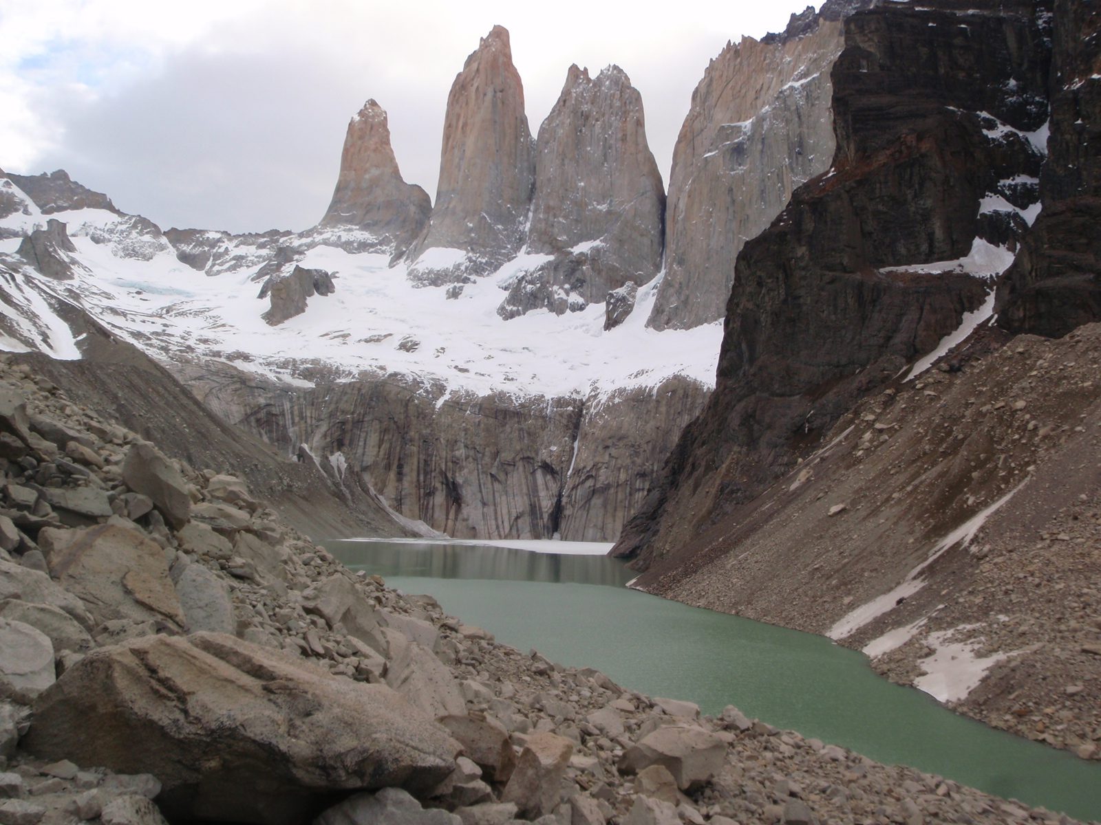 One more shot of the towers as clouds roll in.