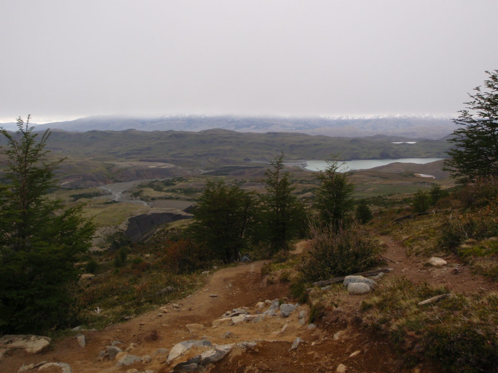 A gray, drizzly day.