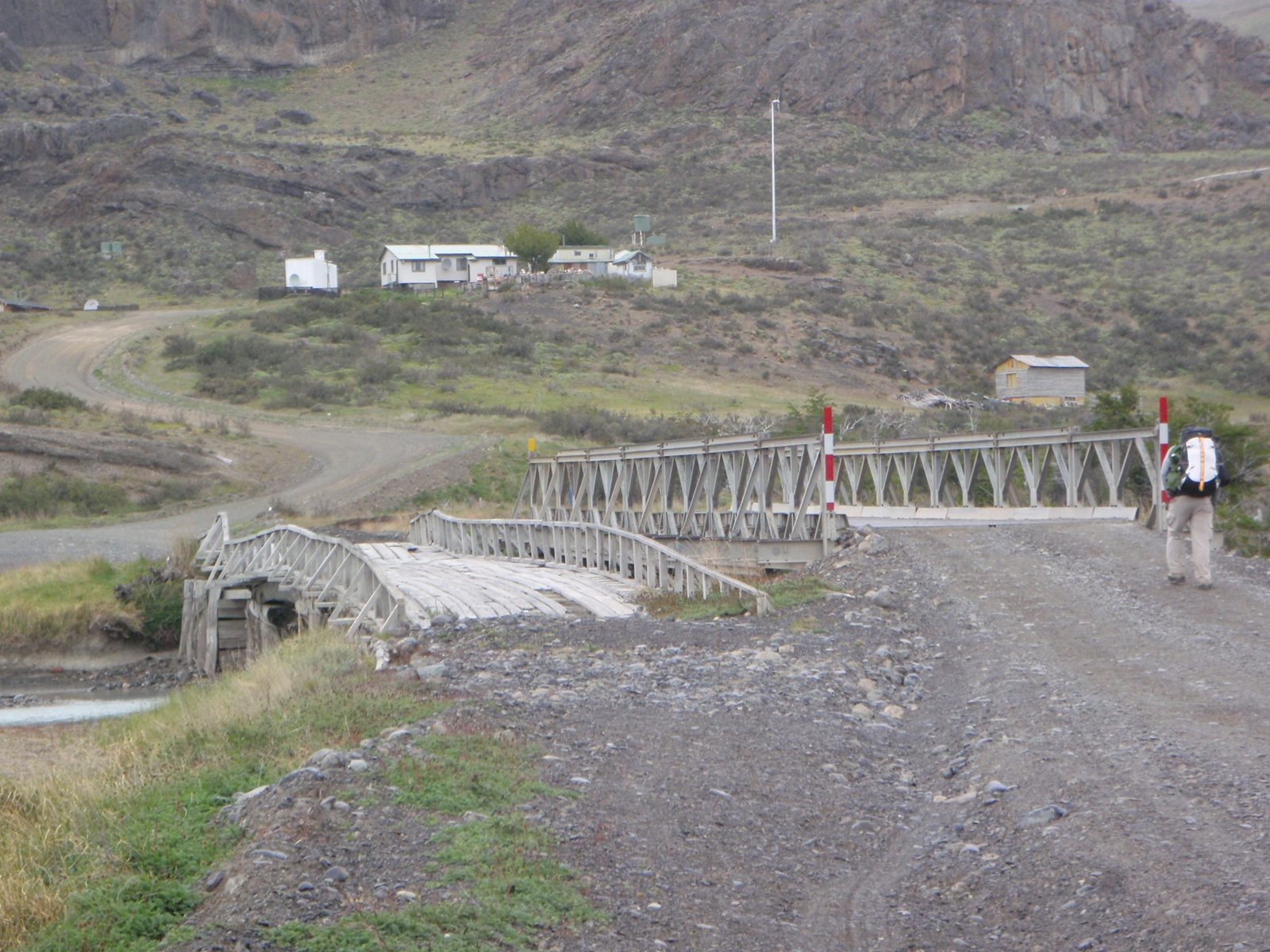 Bad condition bridge and good condition bridge. I took the bad condition one. Jay took the good...