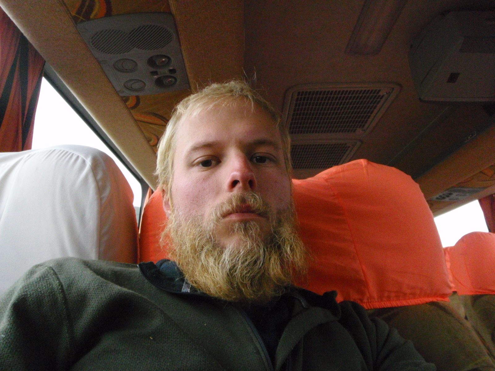 Bus ride on the way back to town.