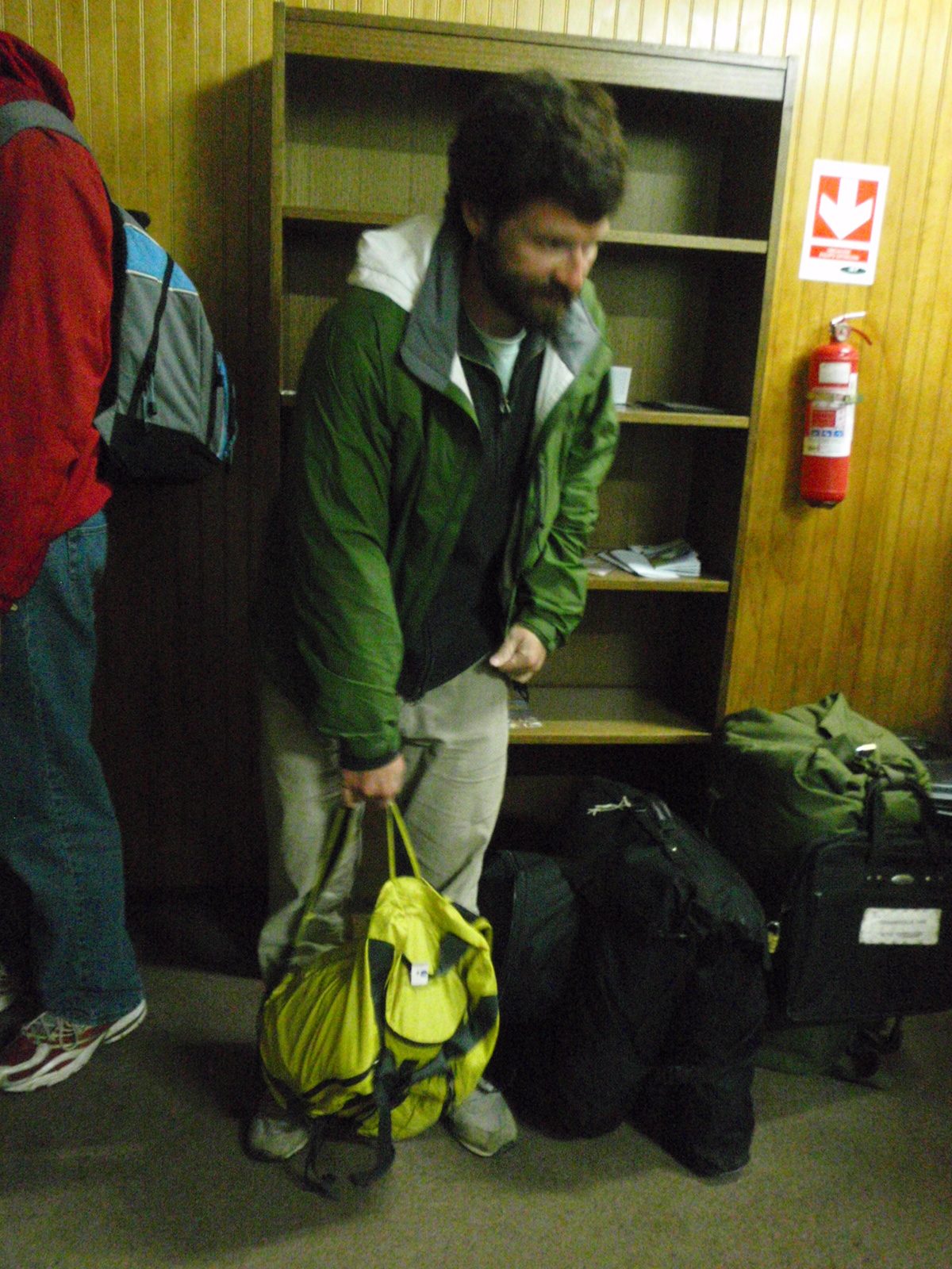 Having listened to the safety lecture in both Spanish and English, we grab our bags and head for...