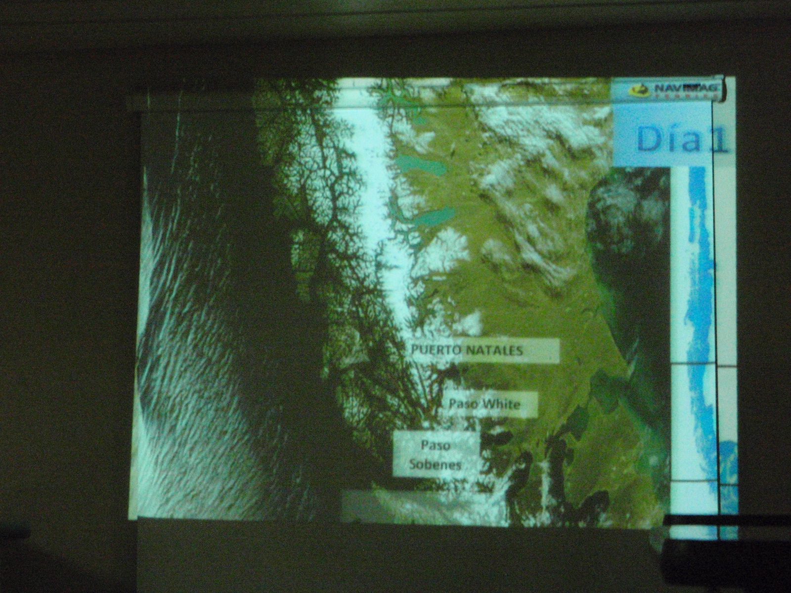 Map of our course for the first day.
