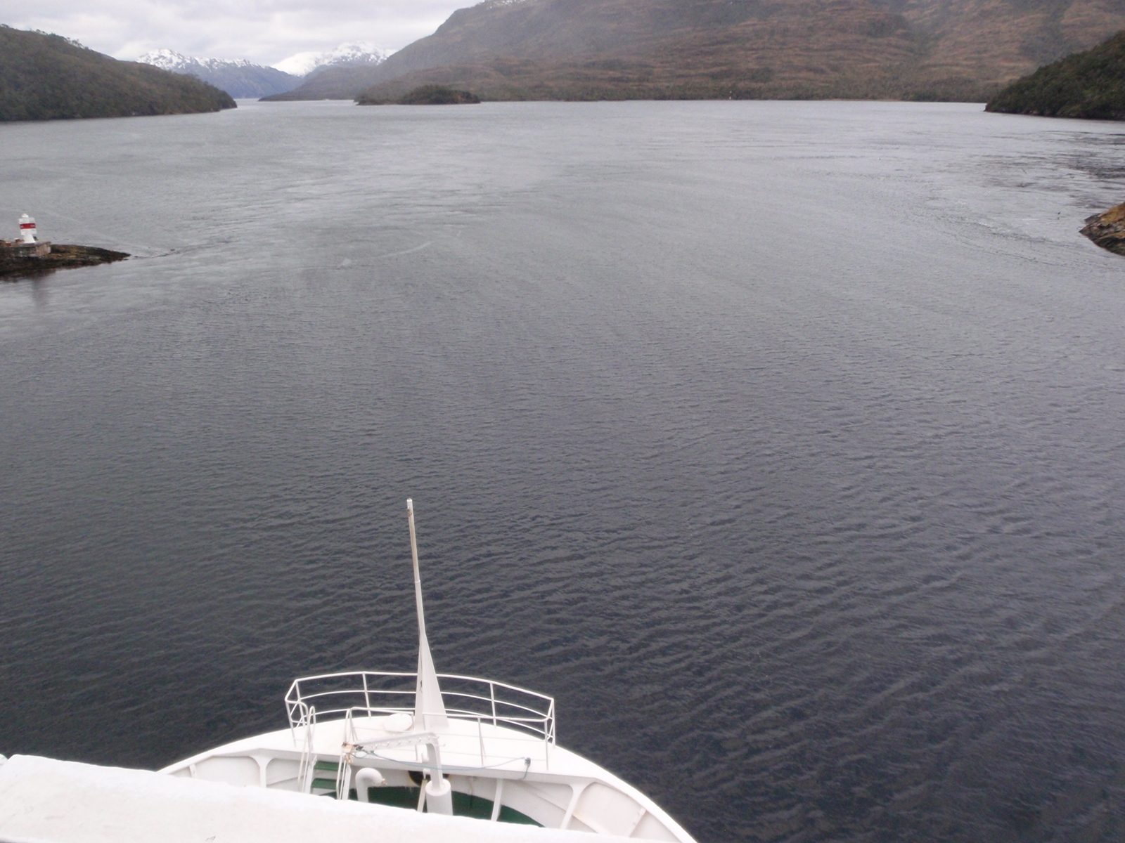 About to enter the strait.