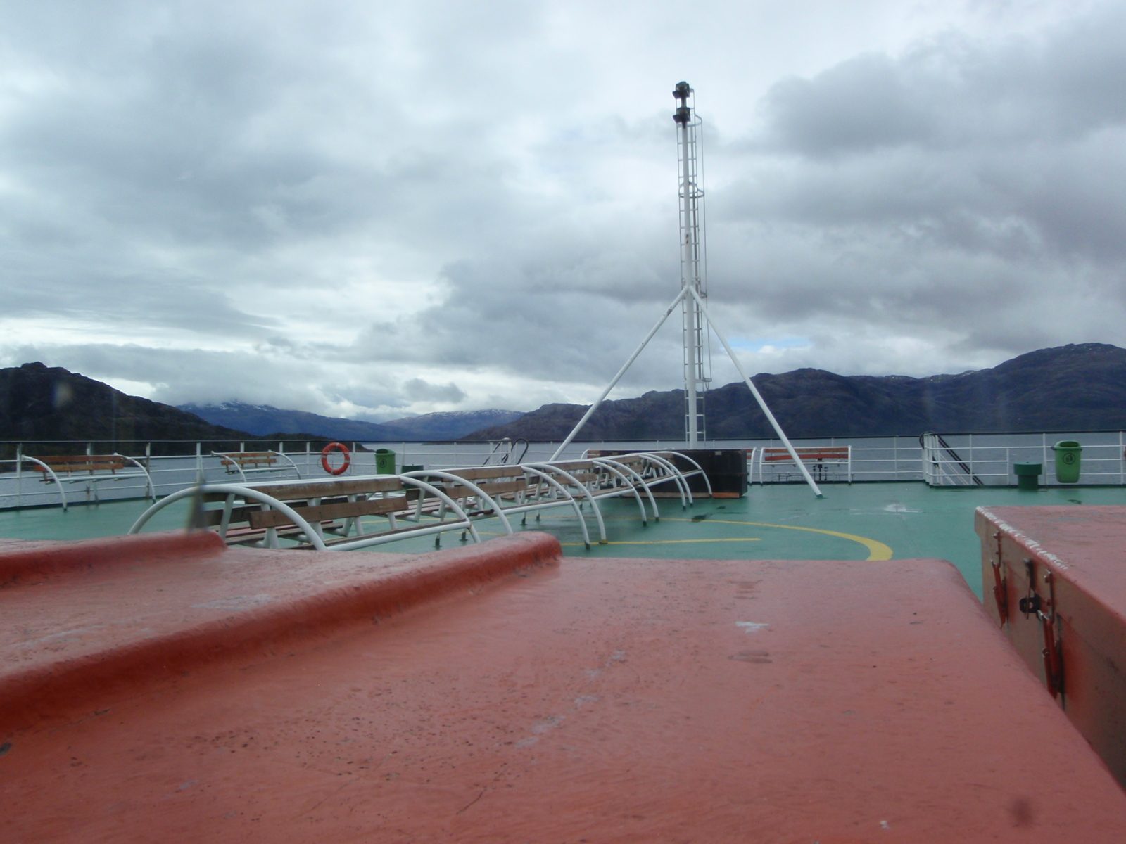 Helicopter landing pad and sun deck. Great for snapping photos but otherwise very cold.