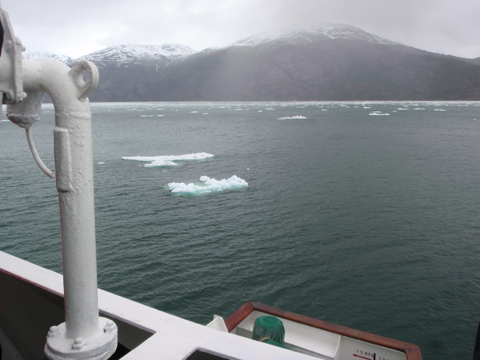 More and more icebergs.