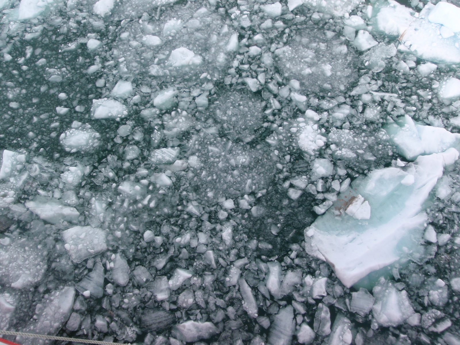 Beautiful patterns of icebergs.