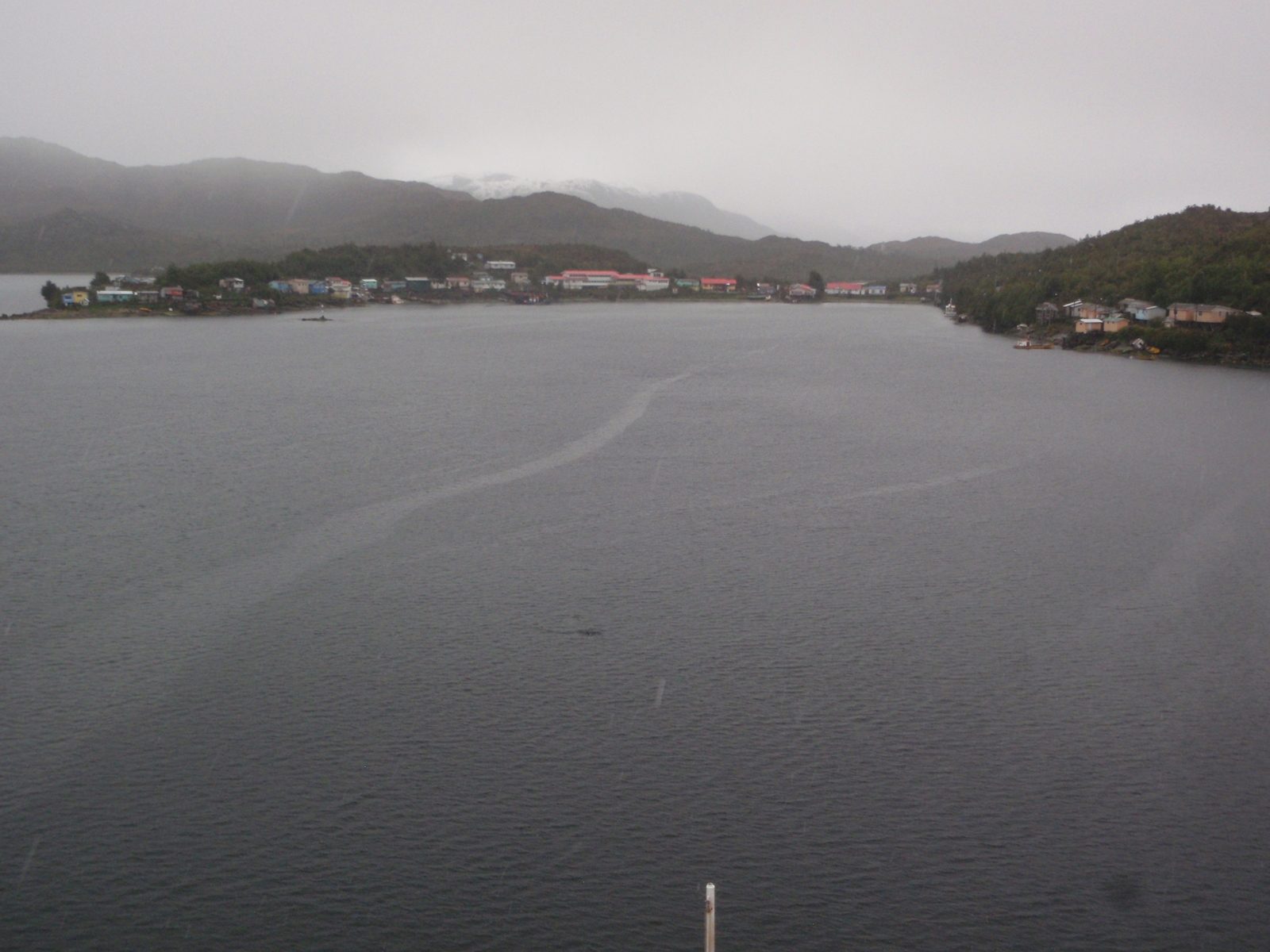 Here's the town, which I believe is called Puerto Eden...