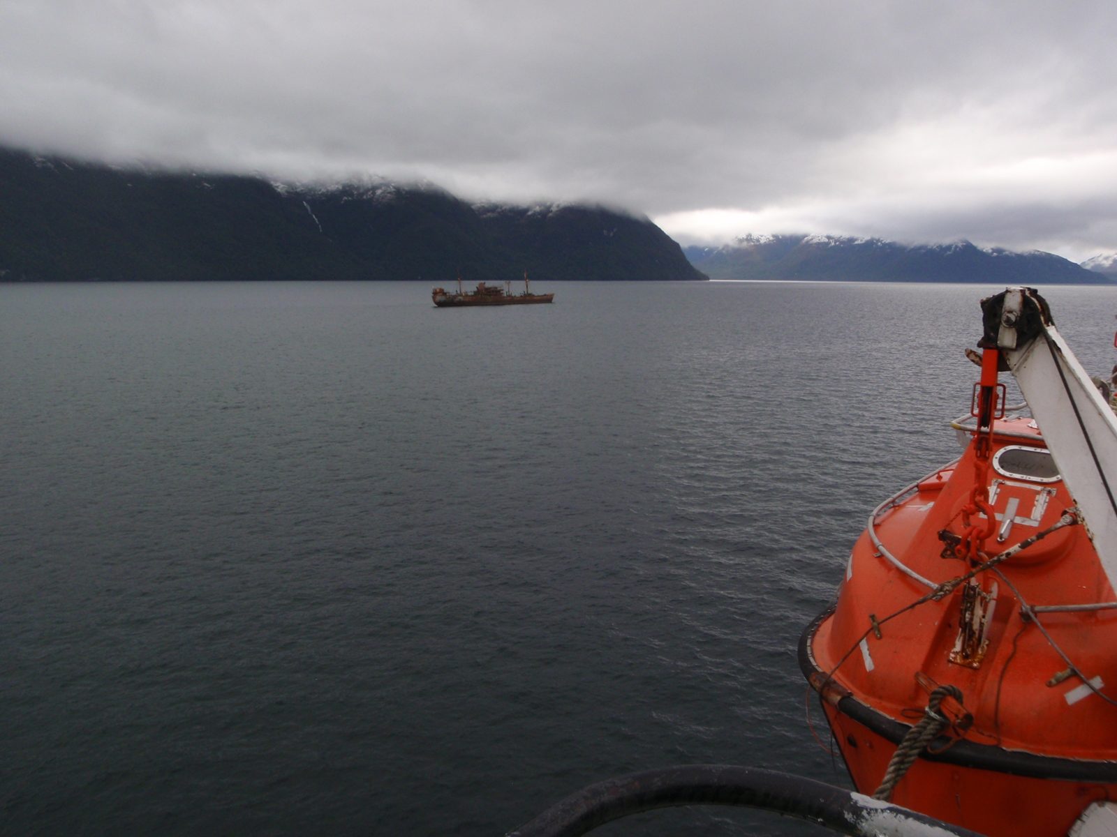 On our third day (second full day) aboard the Evangelistas, we sailed through Bajo Cotopaxi....