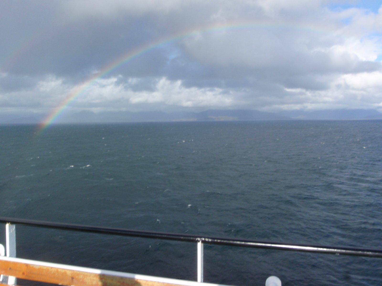 Another view of the rainbow.