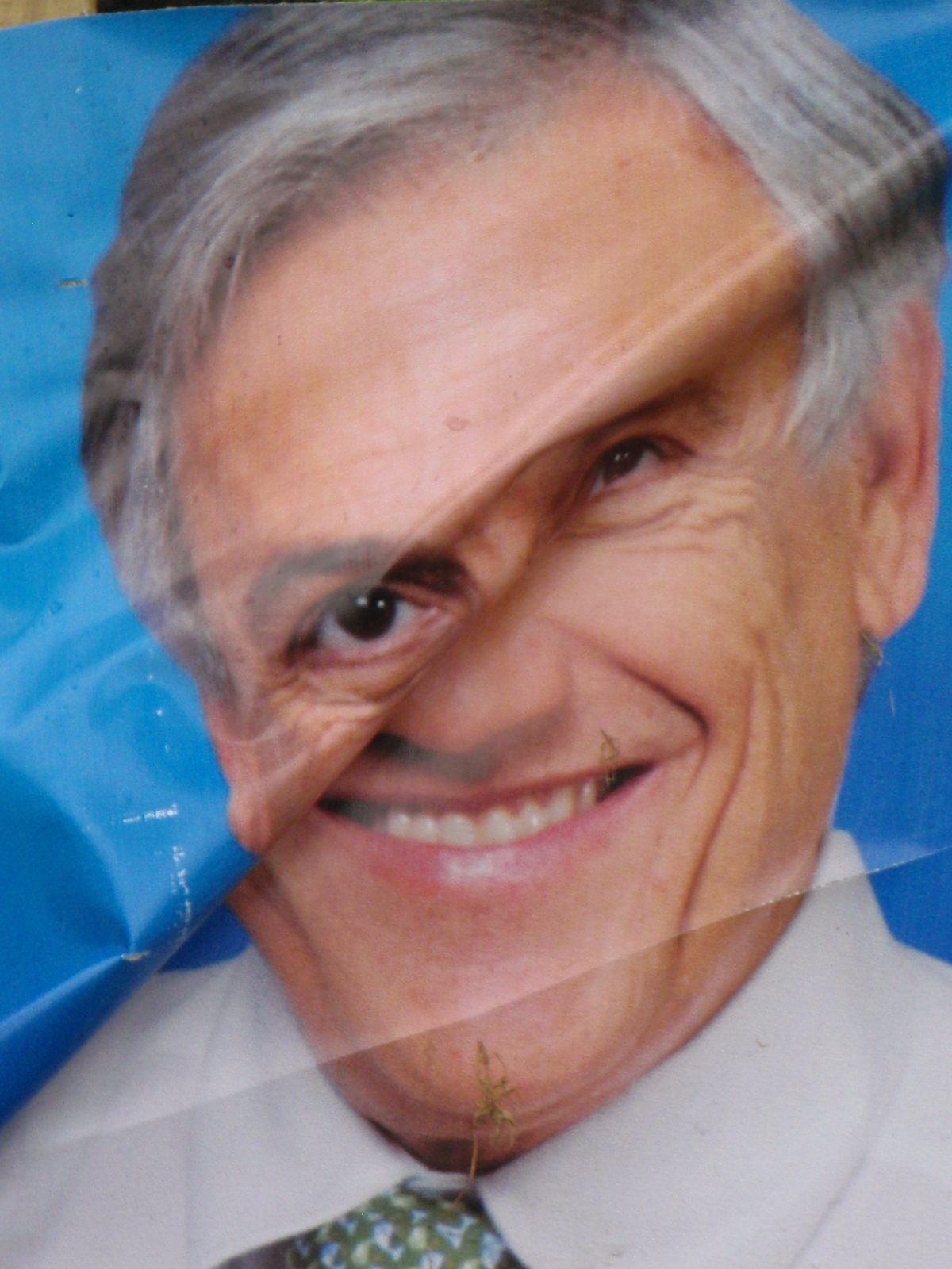 Handsome guy. Campaign poster around town. I think he was running for some regional position.