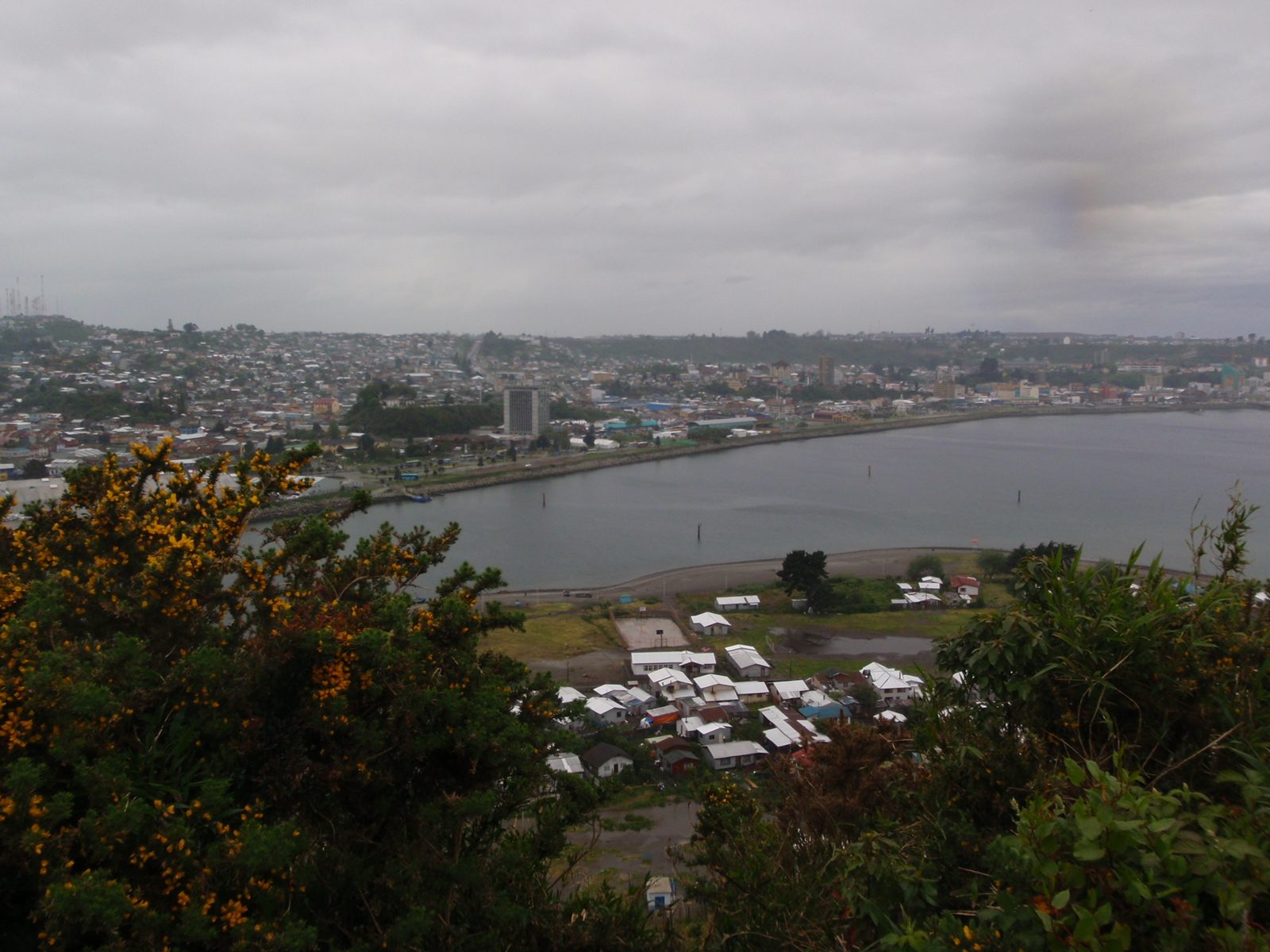Puerto Montt. At this point, it started to rain, as evidenced by the water drop on my lens, apparently.